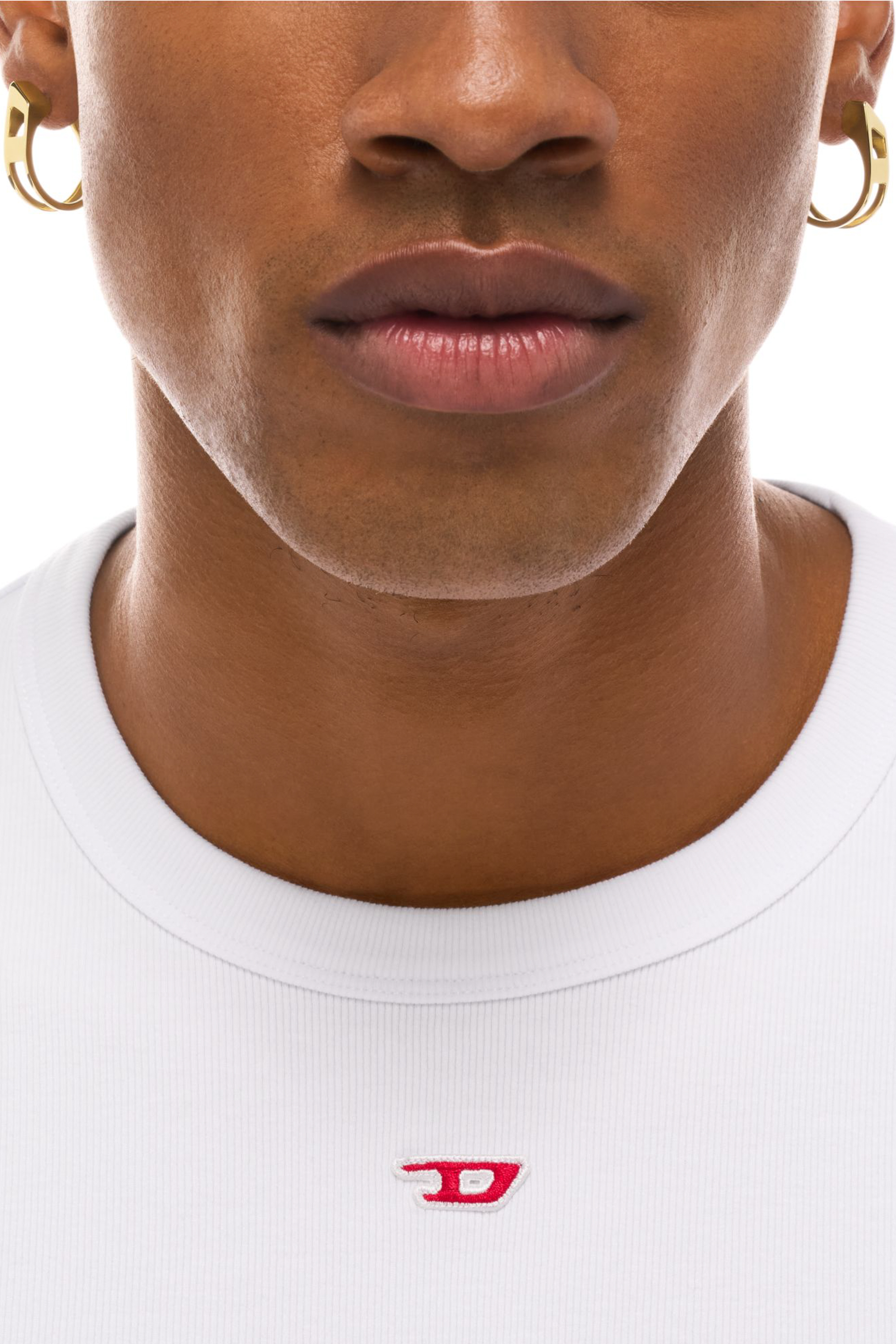 Diesel - DX1671710 JEWELLERY, Unisex's Gold-Tone Stainless Steel Hoop Earrings in Gold - 3