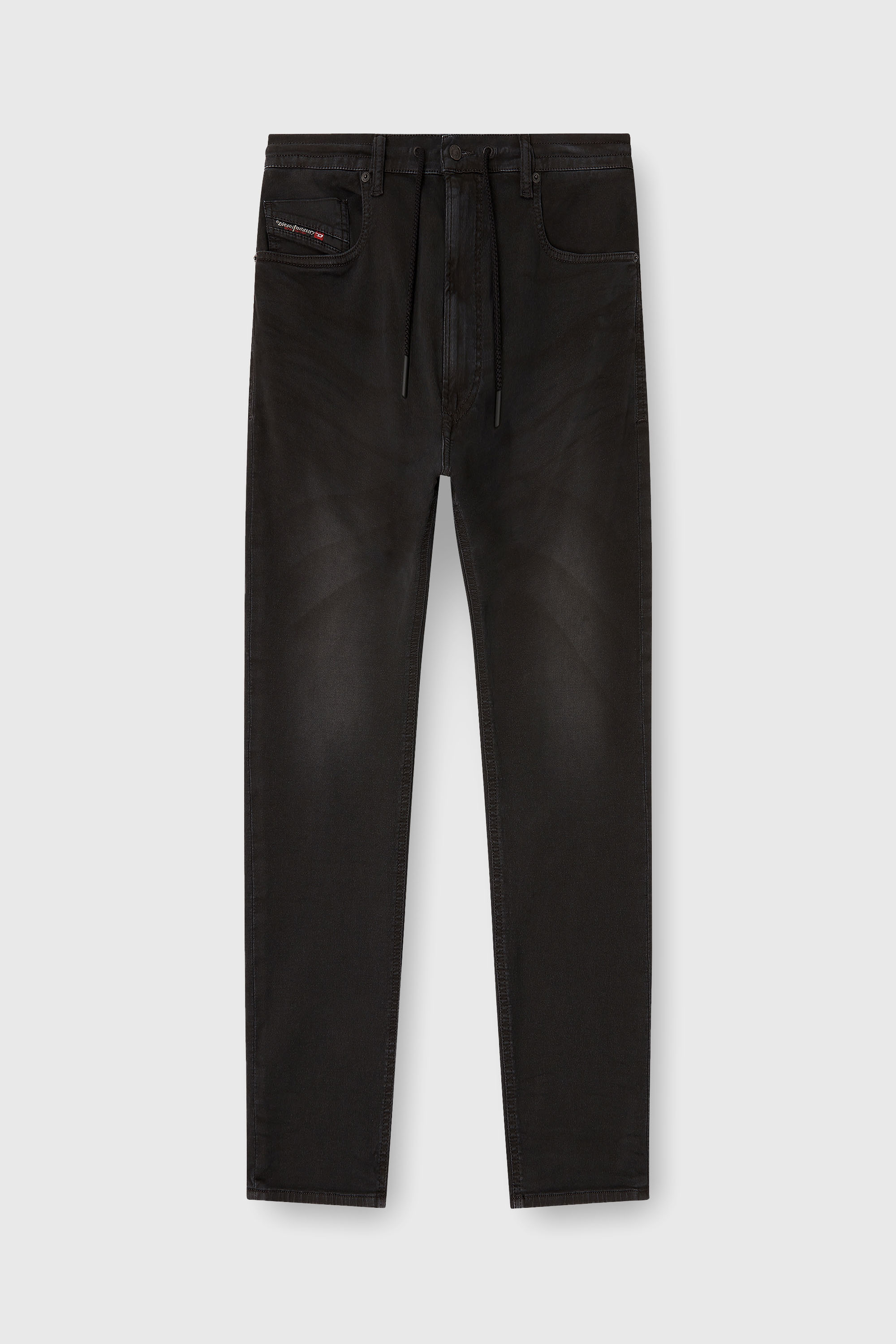 Diesel - Man's Regular 2032 D-Krooley Joggjeans&reg; 0670M, Black - 4