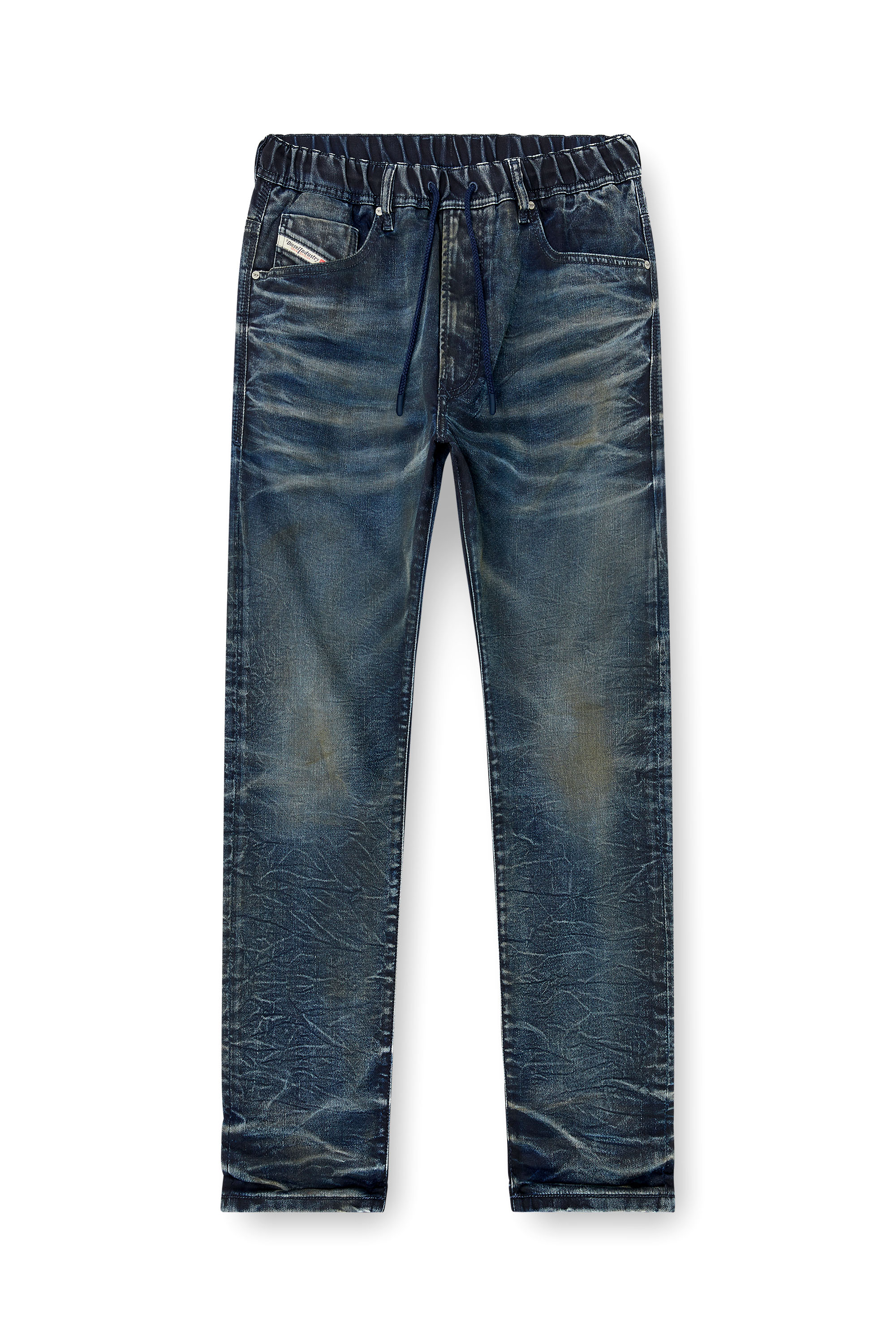 Diesel - Man's Regular 2030 D-Krooley Joggjeans&reg; 068XU, Dark Blue - 3