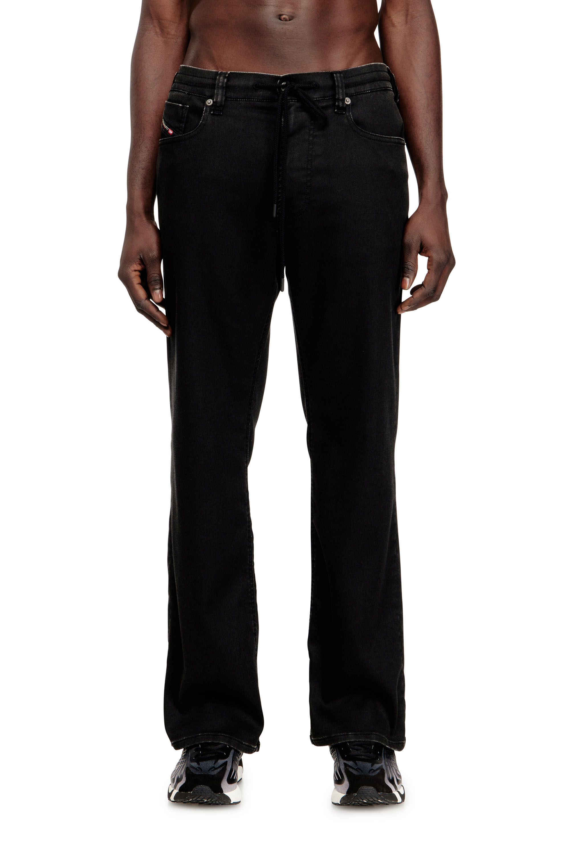 Diesel - Man's Relaxed 2080 D-Reel Joggjeans&reg; 09N90, Black/Dark grey - 1