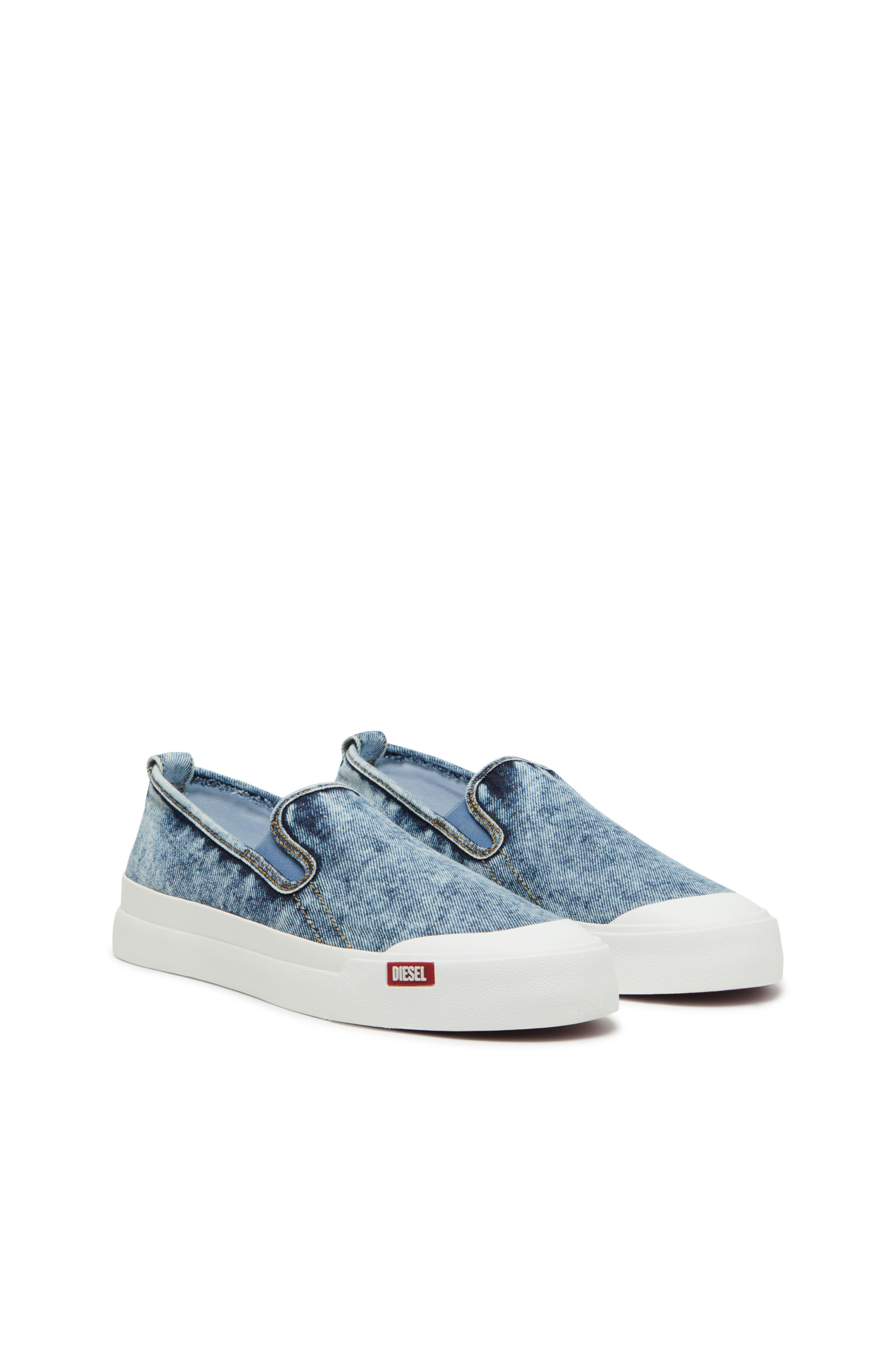 Diesel - S-ATHOS NMD SO, Man's S-Athos-Denim slip-on sneakers in Blue - 2