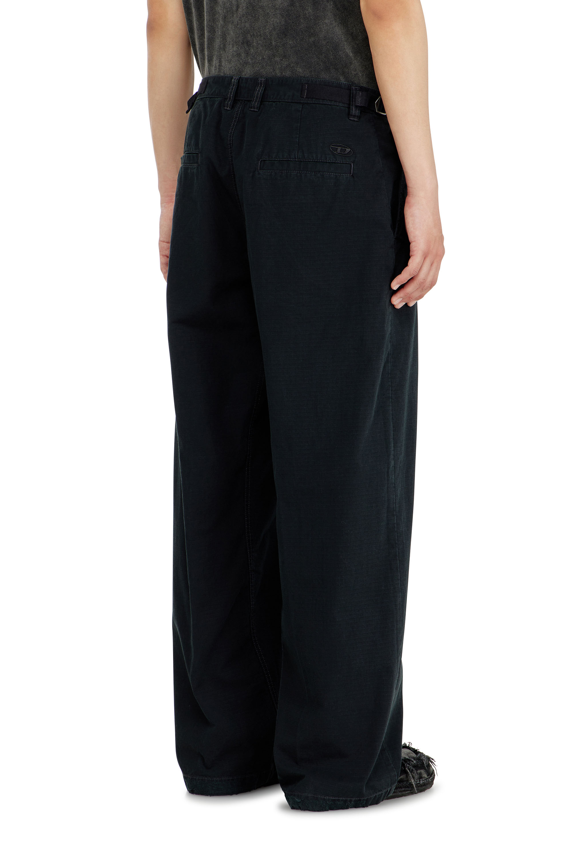 Diesel - P-BALL, Man's Cotton ripstop pants with side buckles in null - 4
