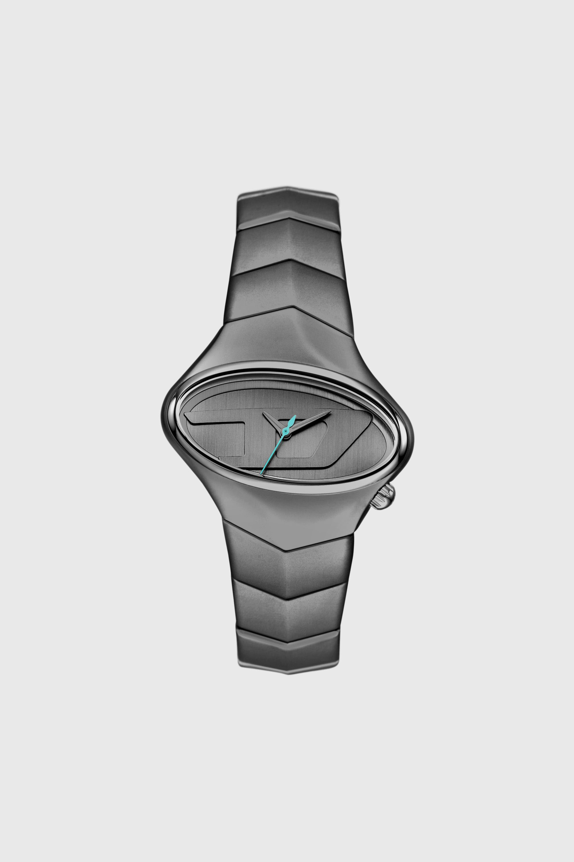 Diesel - DZ2229 WATCH, Man's D-Rush gunmetal Stainless steel watch in Dark grey - 1