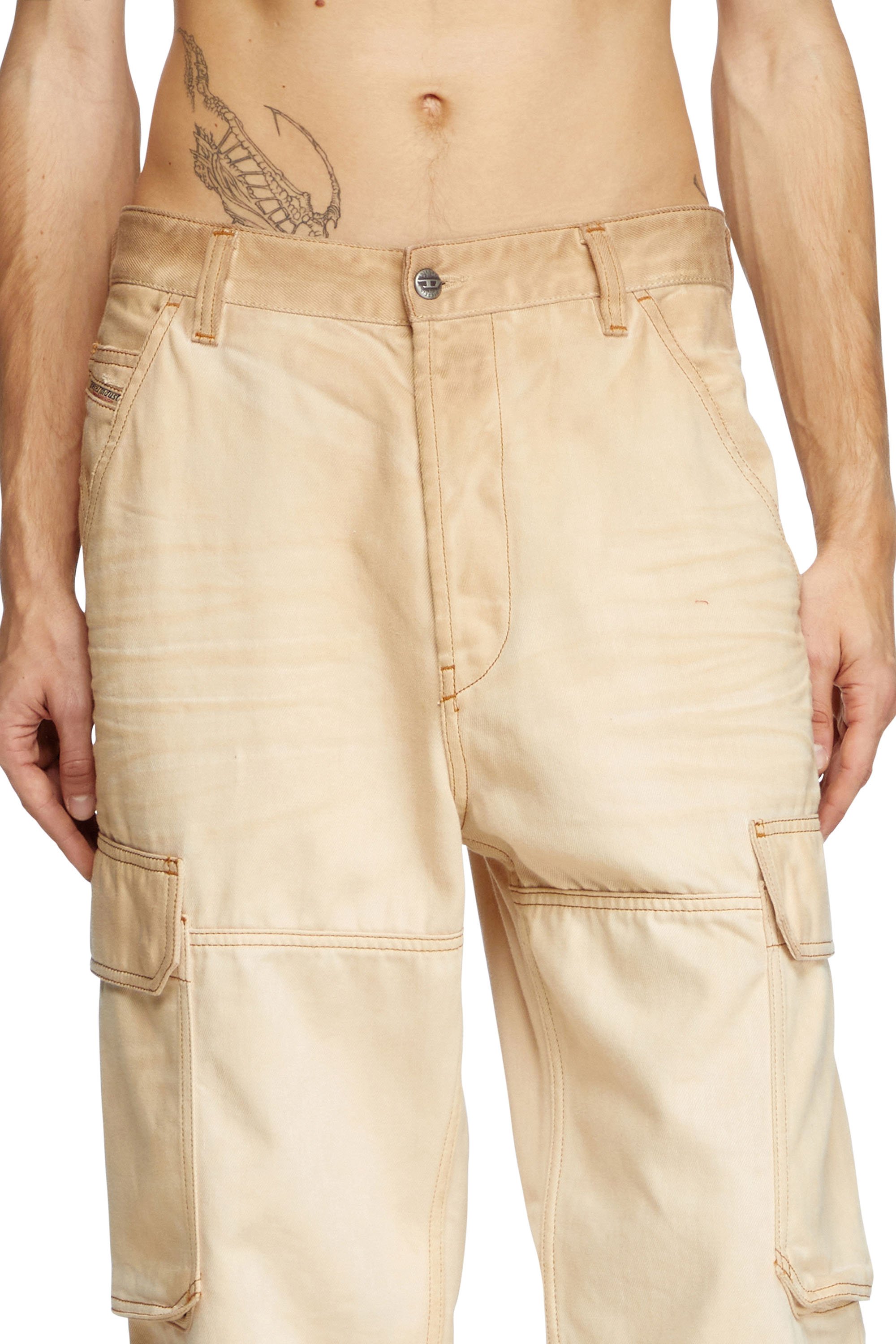 Diesel - Man's Regular Jeans D-Uty 09L26, Beige - 5