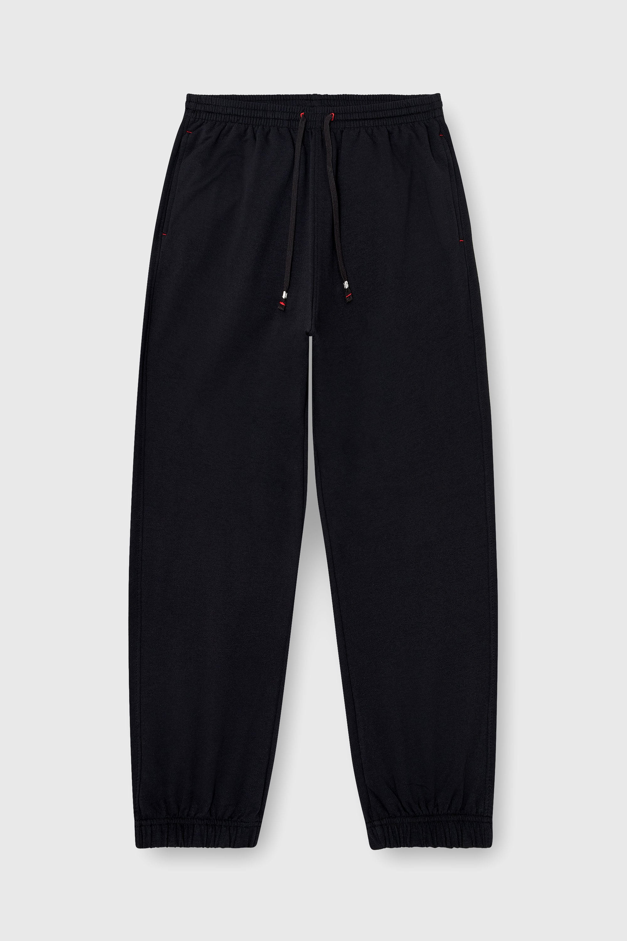 Diesel - LENNY-D-CORE, Man's Sweatpants in peached cotton blend in Black - 1