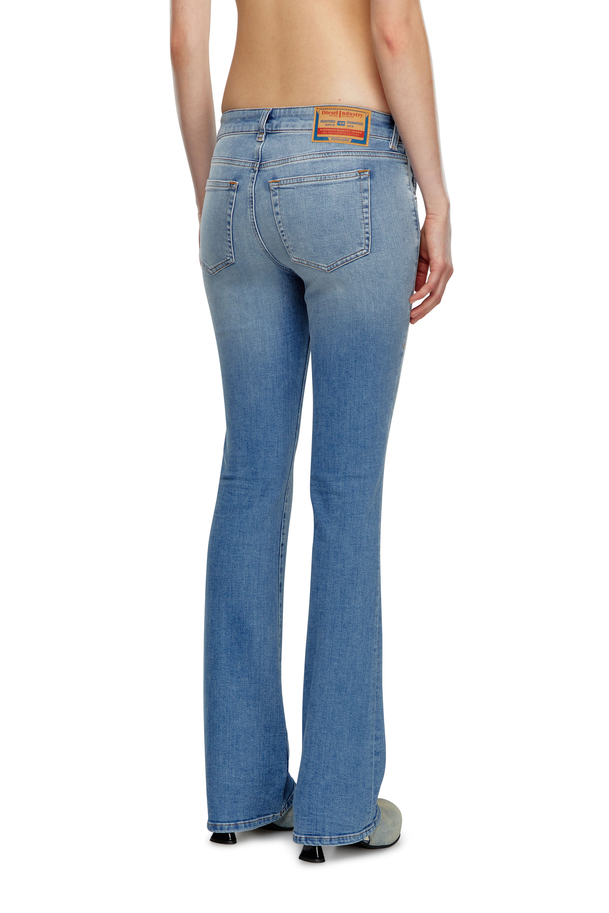 Bootcut Jeans 1969 D-Ebbey 09K06, Light Blue Diesel - Woman's Bootcut Jeans 1969 D-Ebbey 09K06, Light Blue - 4