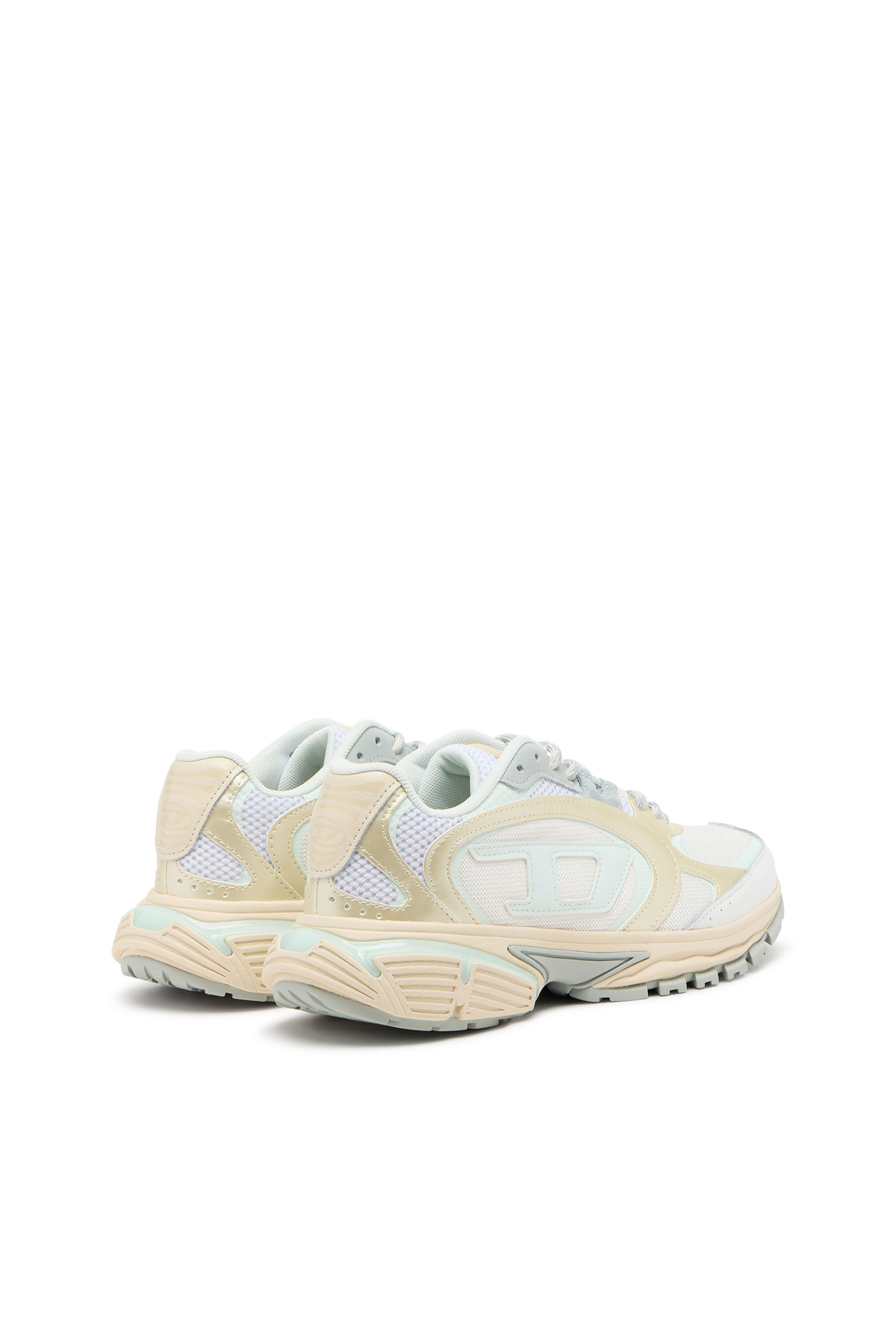 Diesel - S-PRO-V-DENSE LOW W, Woman's S-D-Runner X running shoes with metallic details in White - 3