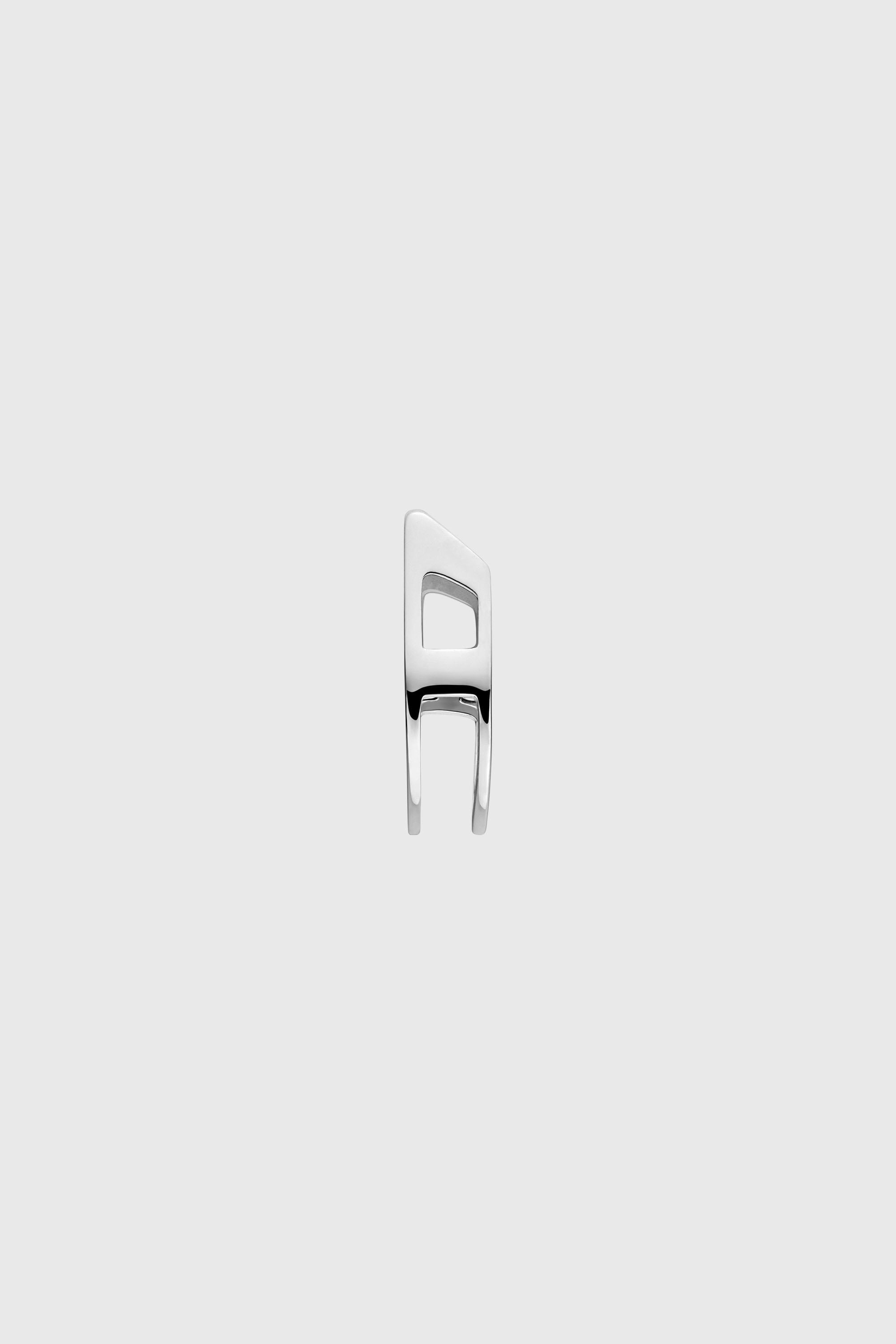 Diesel - DX167340 JEWELLERY, Unisex's Stainless Steel Hoop Earring in Silver - 1