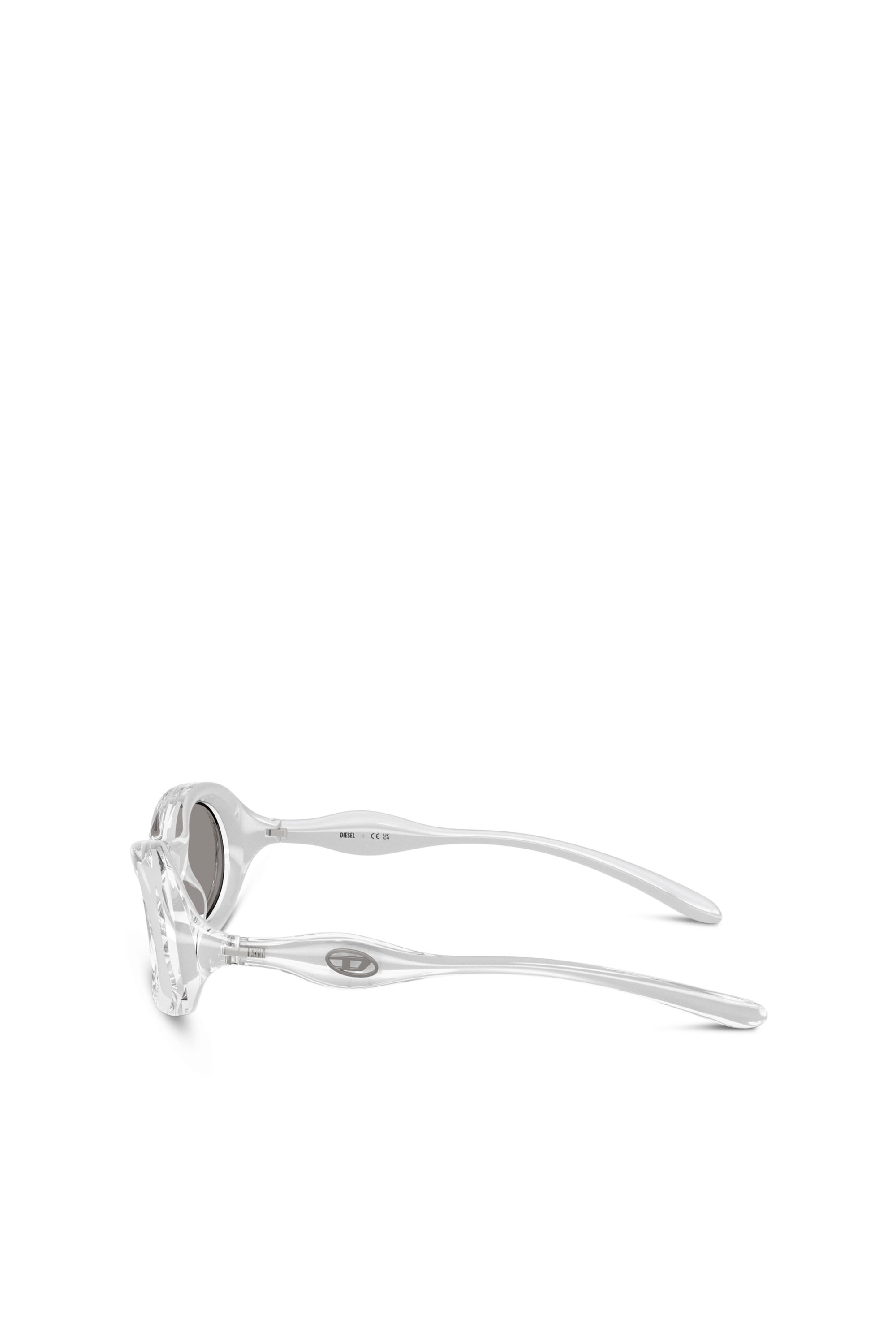 Diesel - 0DL3011U, Unisex's Oval sunglasses in Grey - 2