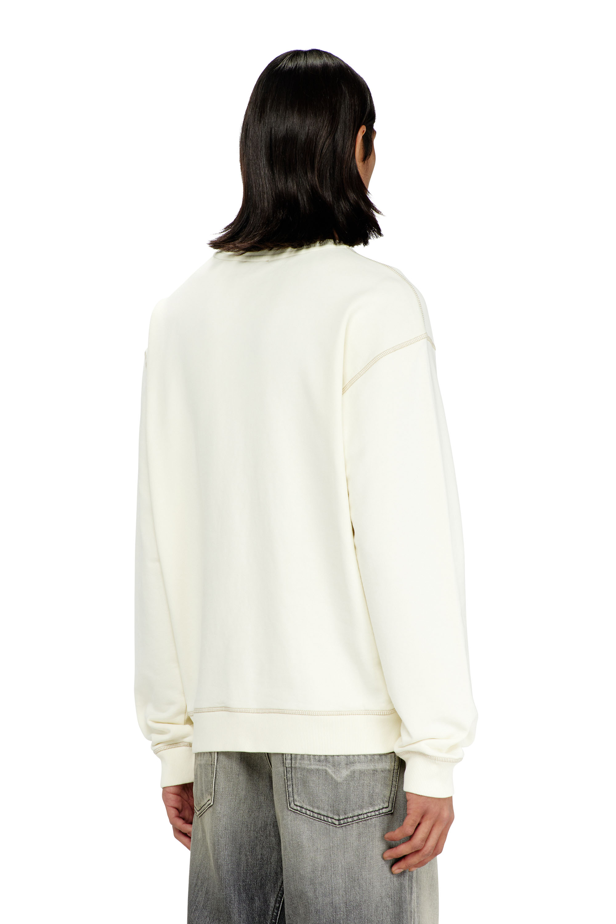 Diesel - S-NORM-AA3, Man's Sweatshirt with embroidery and print in null - 4