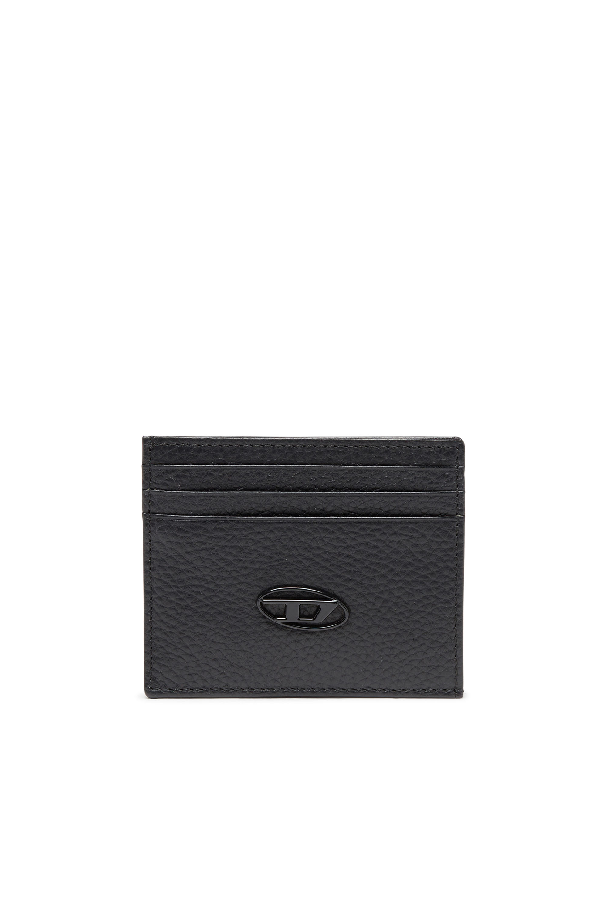 Diesel - CARD CASE, Man Card case in grained leather in Black - Image 2