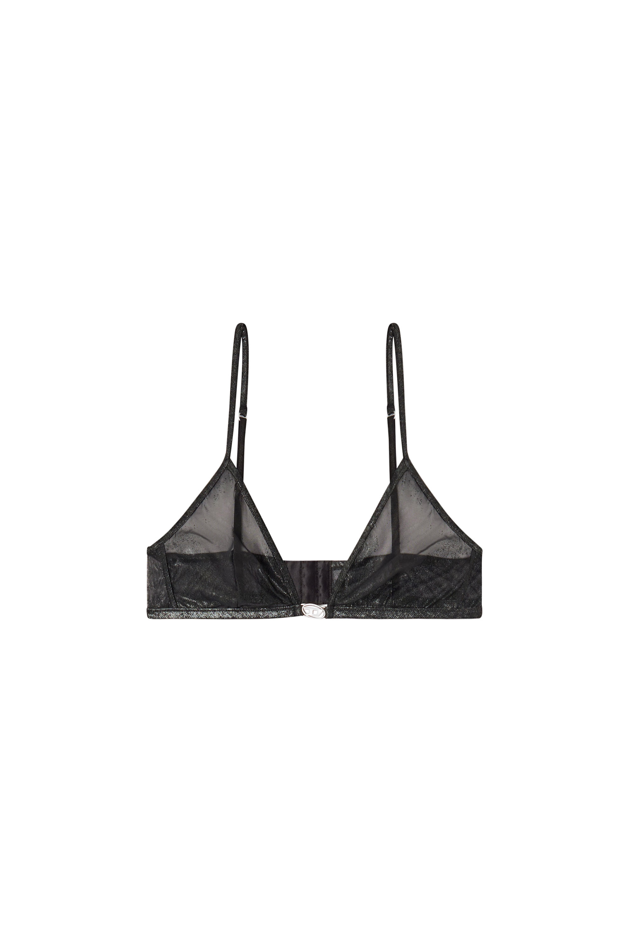 Diesel - LUNA-GFT, Woman's Triangle nylon bra in Black - 2