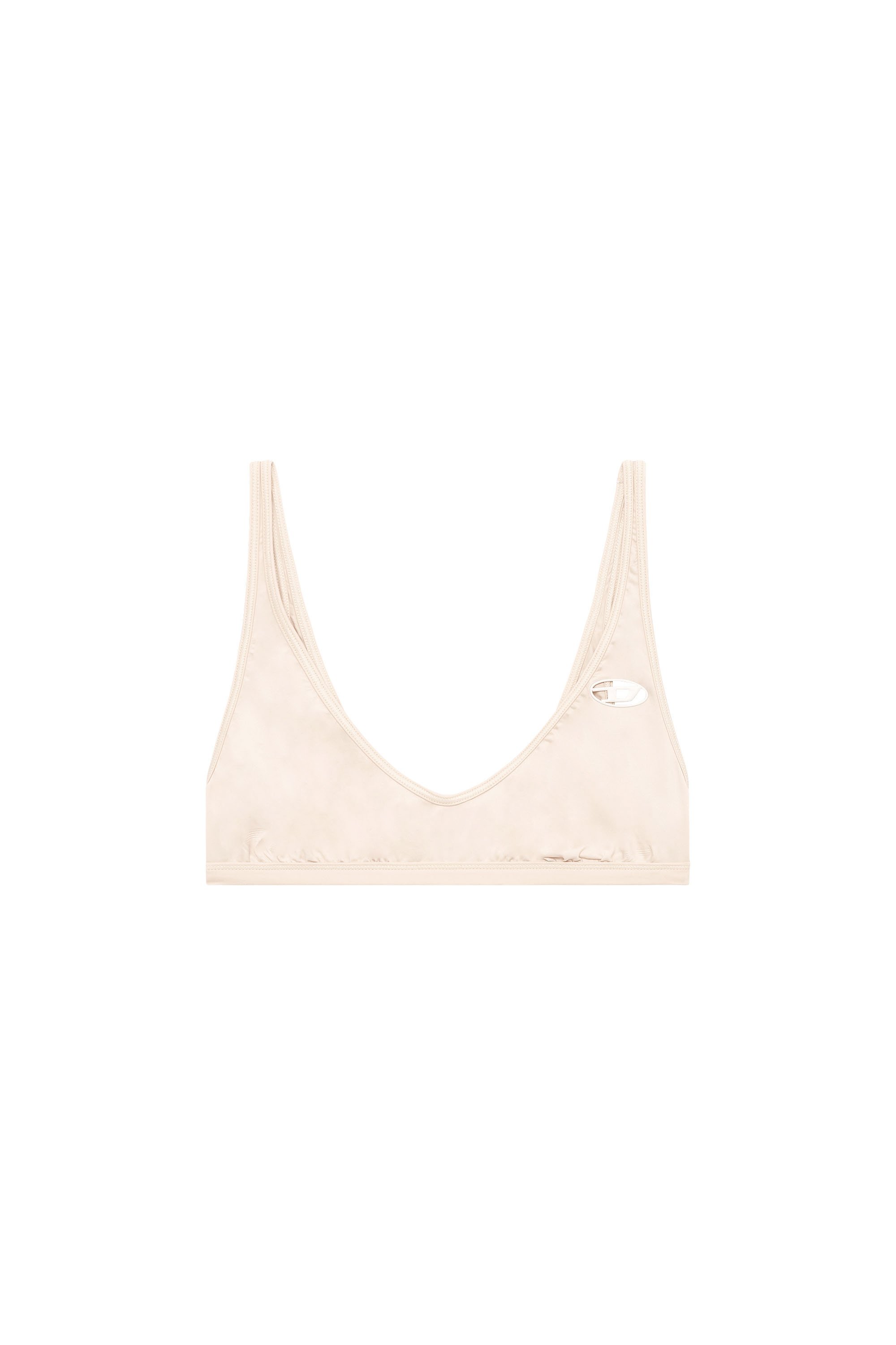 Diesel - TANIA-UTLT, Woman's Bralette with cut-out Oval D detail in Nude - 4