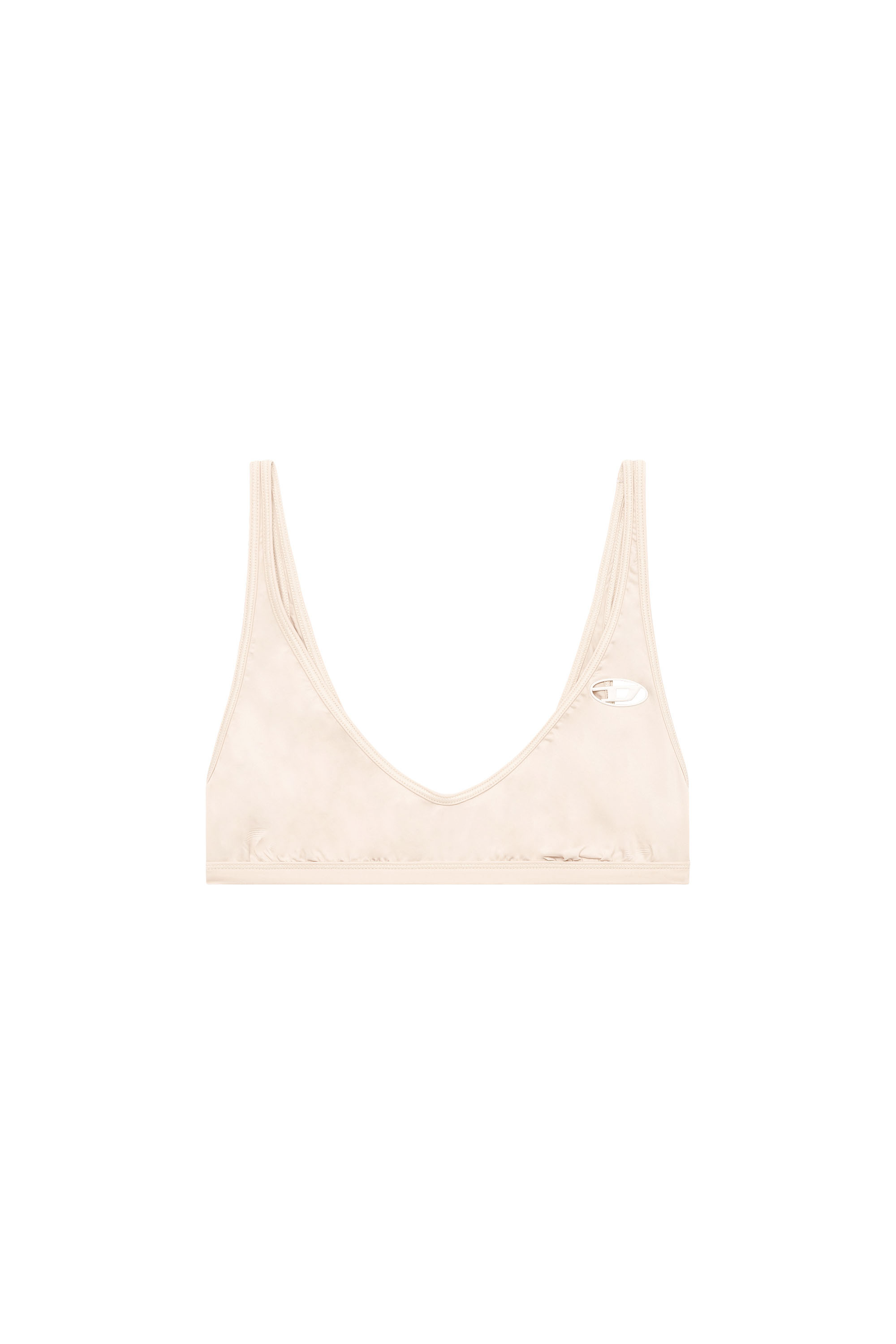 Diesel - TANIA-UTLT, Woman's Bralette with cut-out Oval D detail in Nude - 2