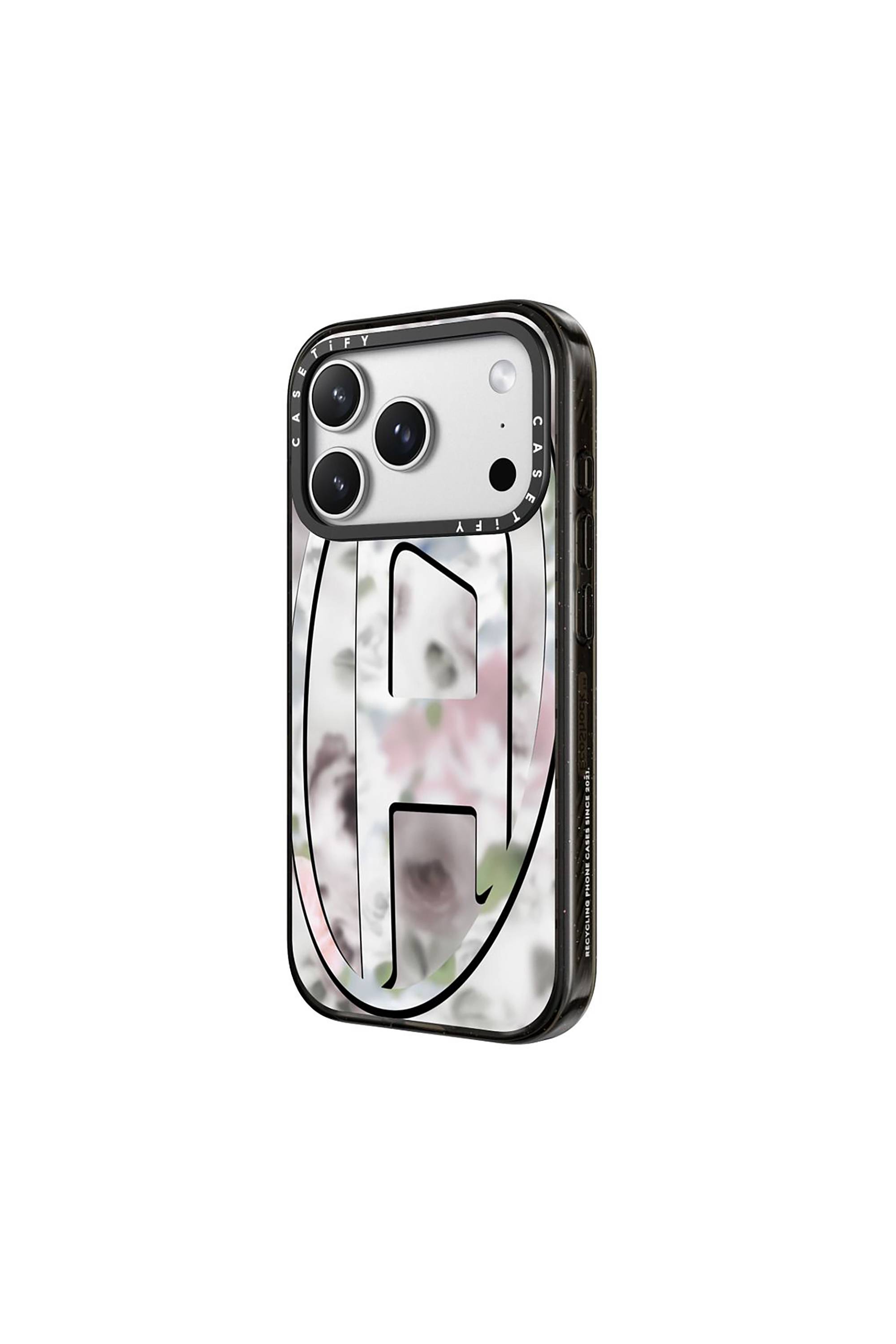 Diesel - 60528 MOULDED CASE, Unisex's Oval D impact case for iPhone 17 Pro in Black/Pink - 2