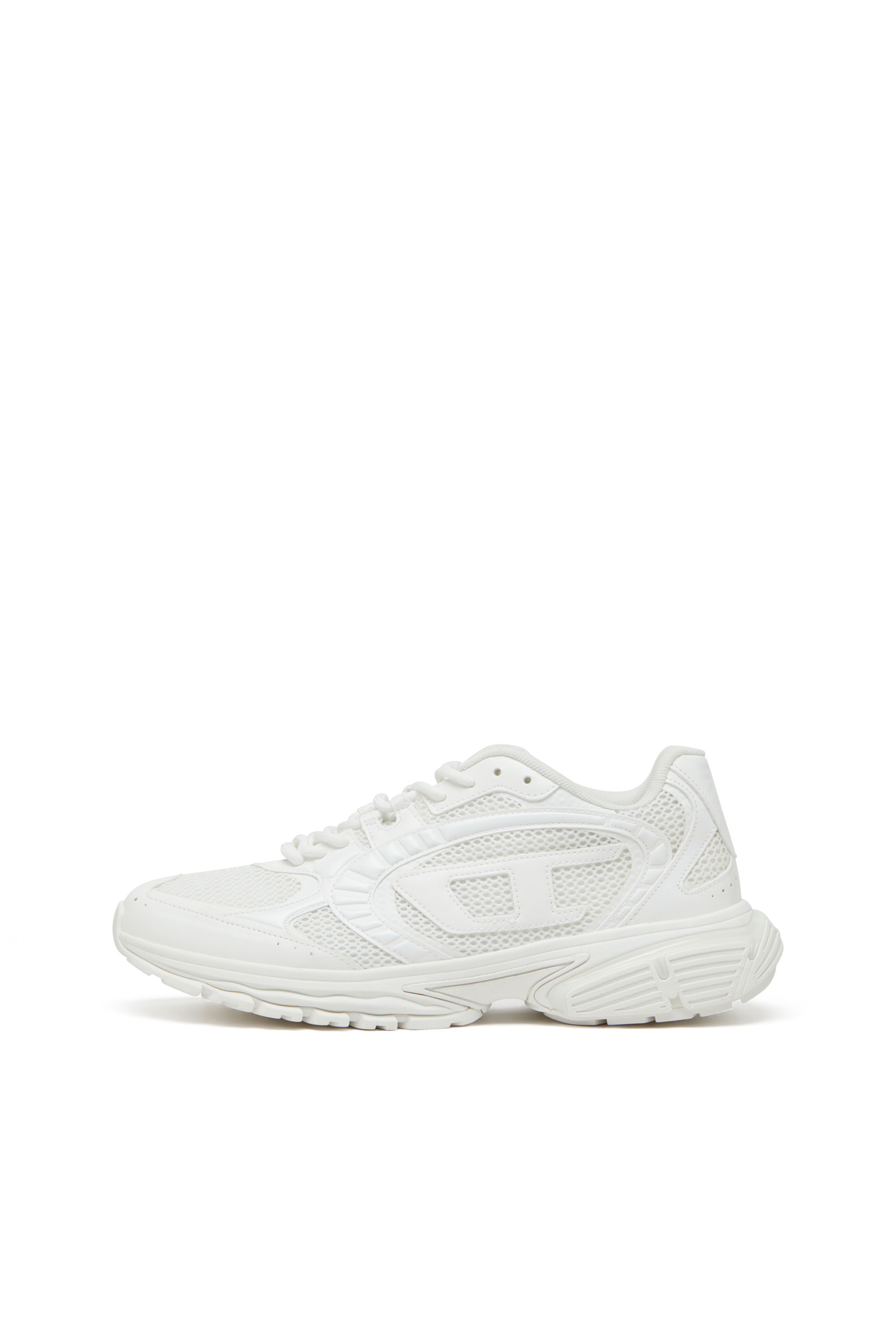 Diesel - S-PRO-V-DENSE LOW, Man's Mesh sneakers with Oval D logo in White - 7