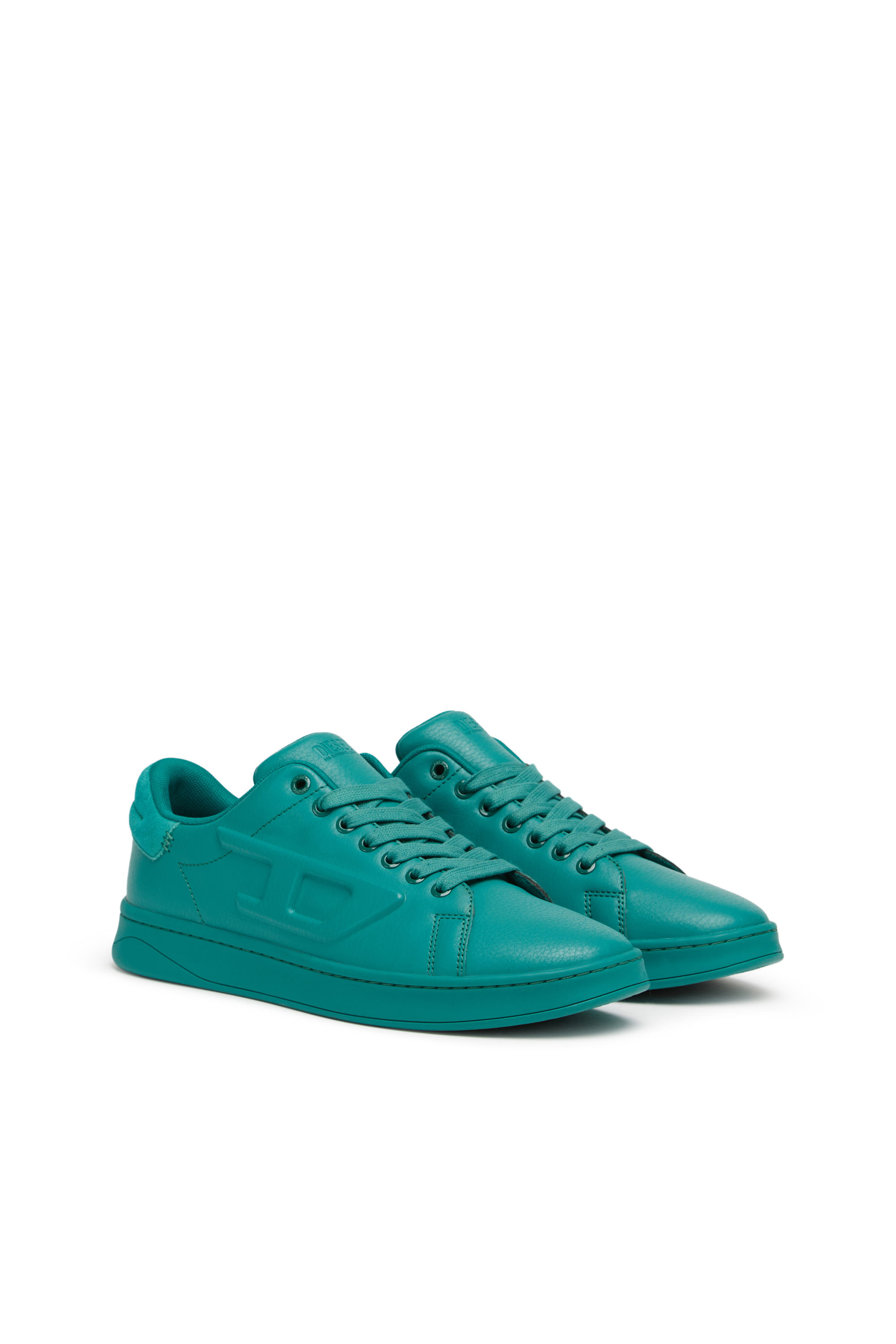 Diesel - S-ATHENE LOW, Man's S-Athene Low-Sneakers with embossed D logo in Water Green - 2