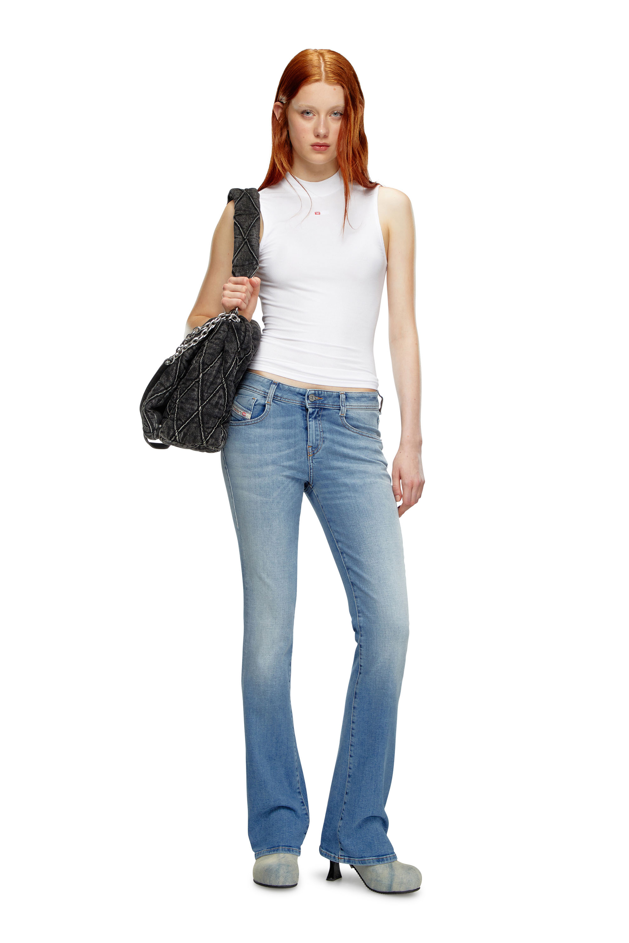 Bootcut Jeans 1969 D-Ebbey 09K06, Light Blue Diesel - Woman's Bootcut Jeans 1969 D-Ebbey 09K06, Light Blue - 1