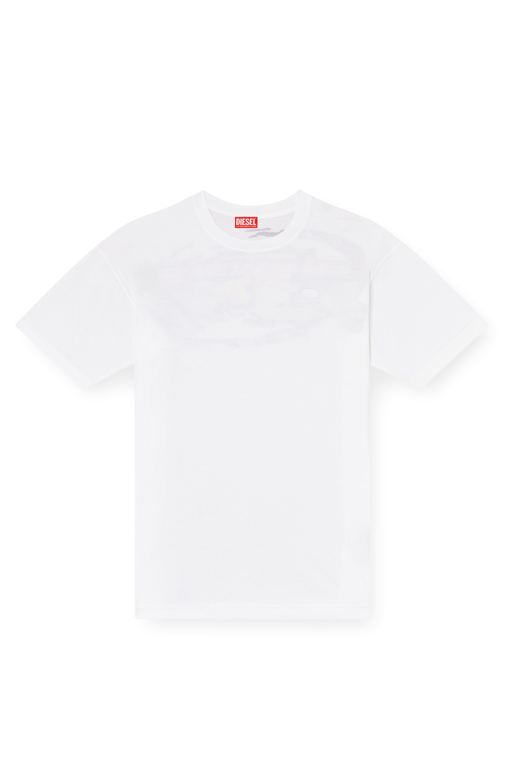 Diesel - T-BOXT-T24, Man's T-shirt with Oval D logo in White - 2
