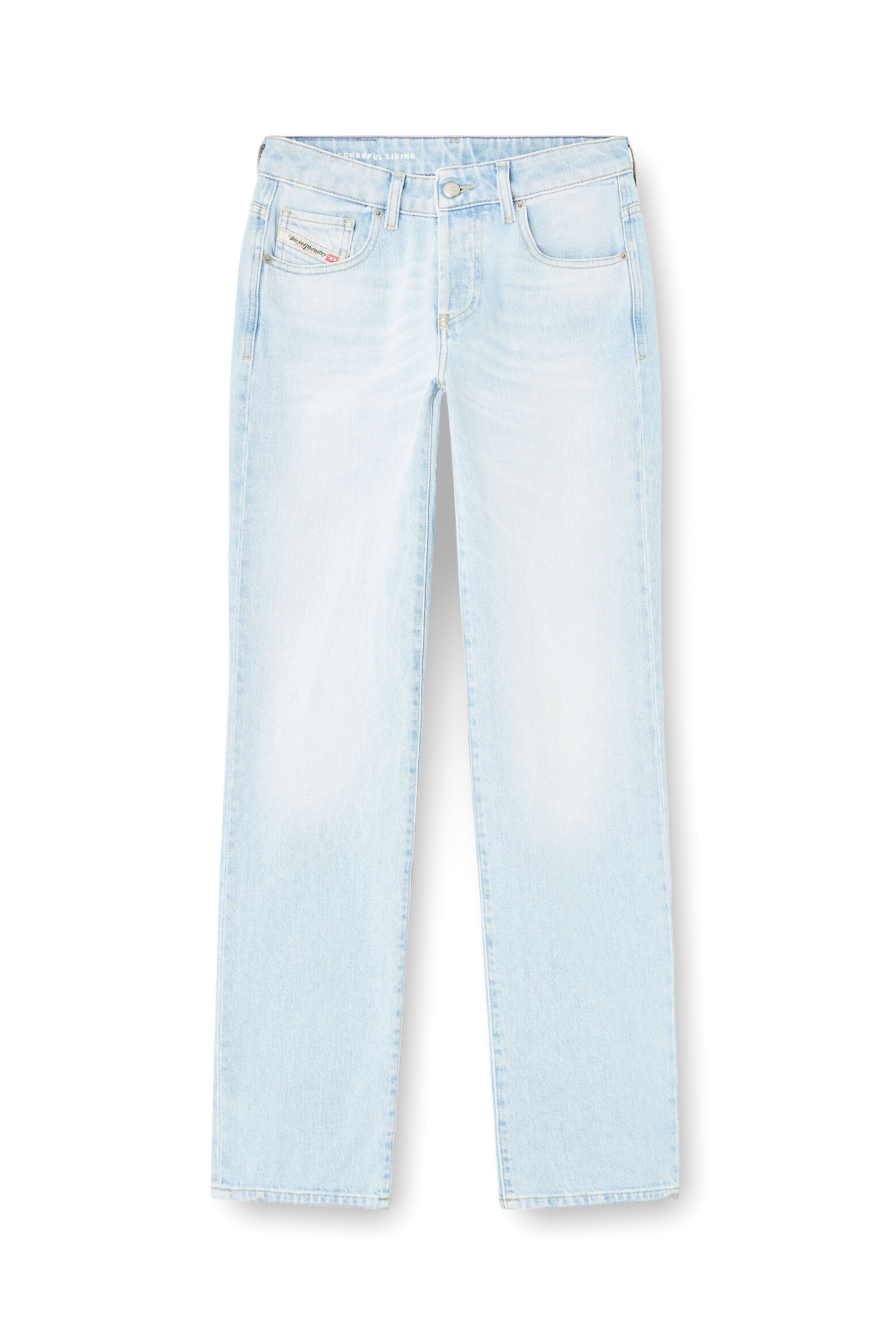 Diesel - Woman's Regular Jeans 1989 D-Mine 09M11, Light Blue - 3