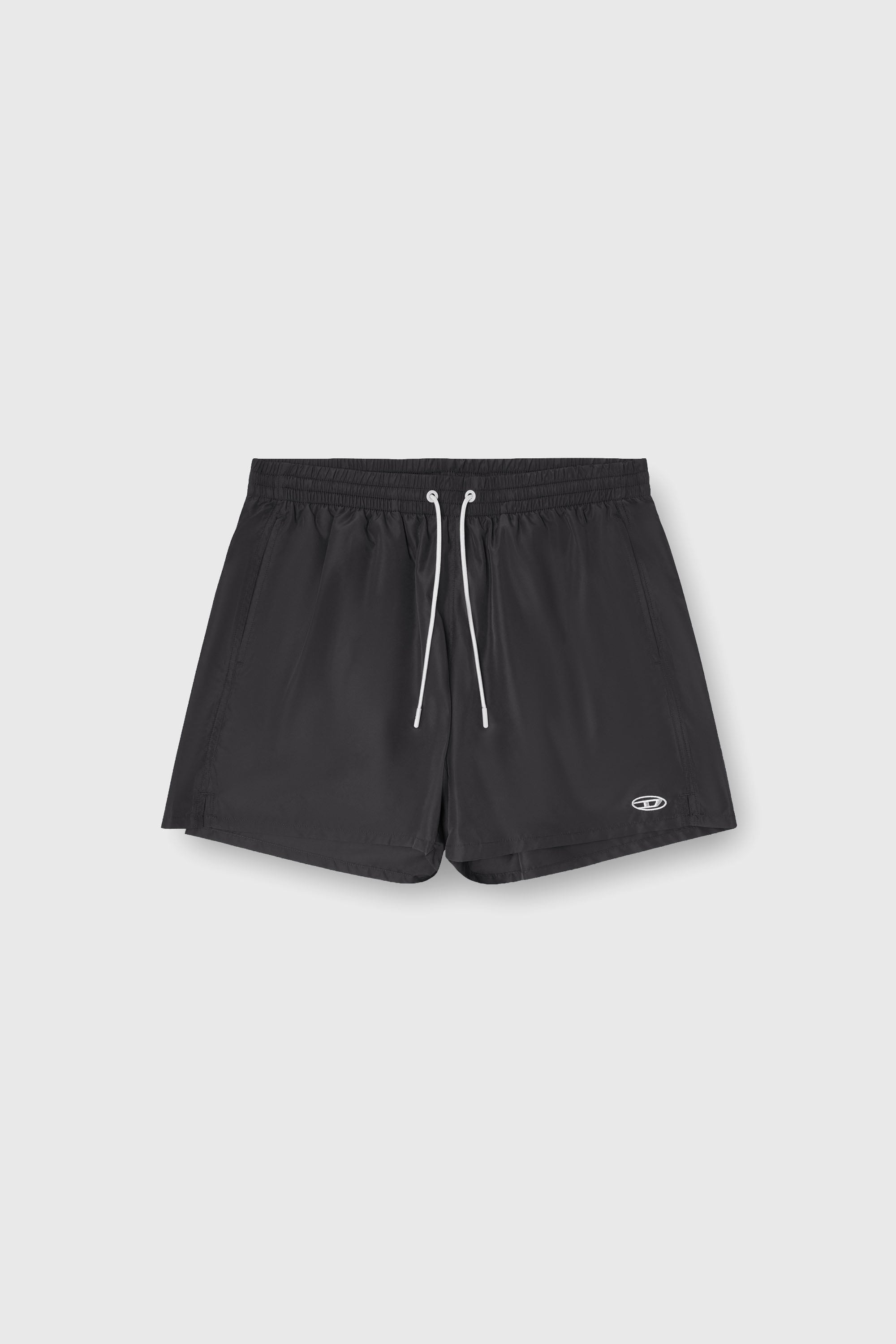 Diesel - GEORGE-41-UTLT, Man's Swim shorts with metallic Oval D logo in Black - 4