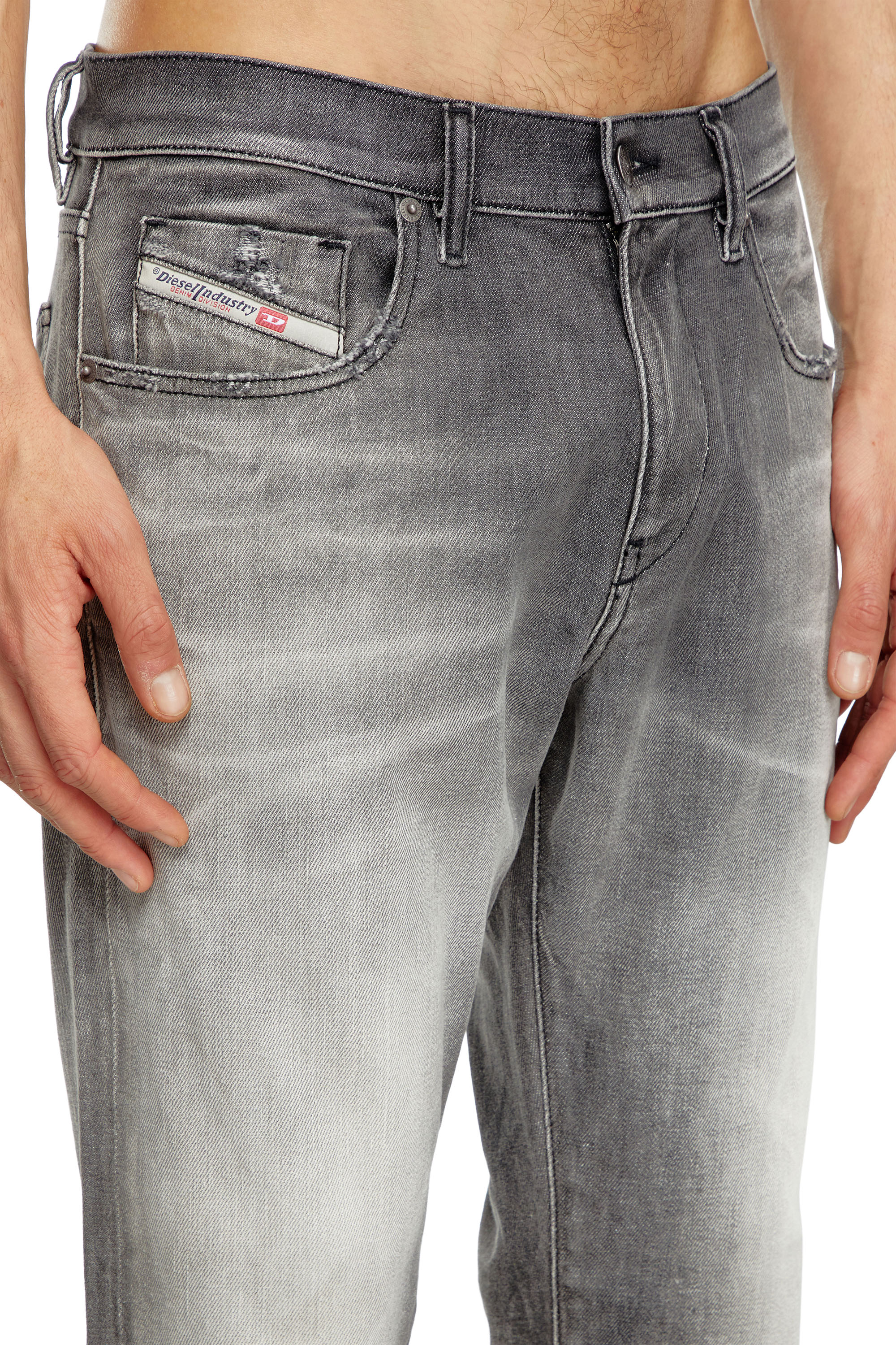 Diesel - Man Slim Jeans 2019 D-Strukt 09J58, Dark grey - Image 4