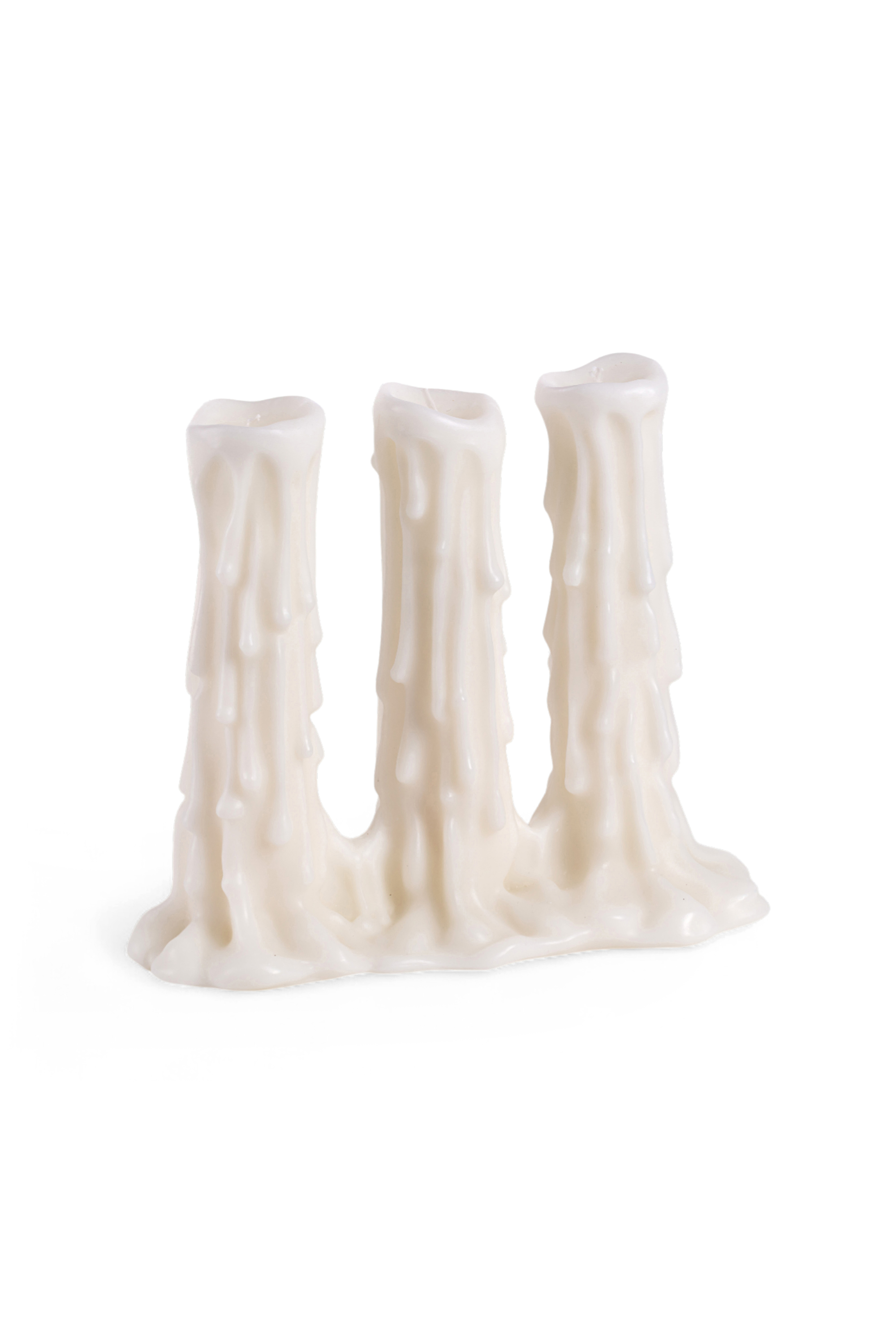 Diesel - 11166 CANDLE&nbsp;"MELT-D&rdquo; CM 15,8X35X29,5 TR, Unisex's Triple‑body candle in White - 3