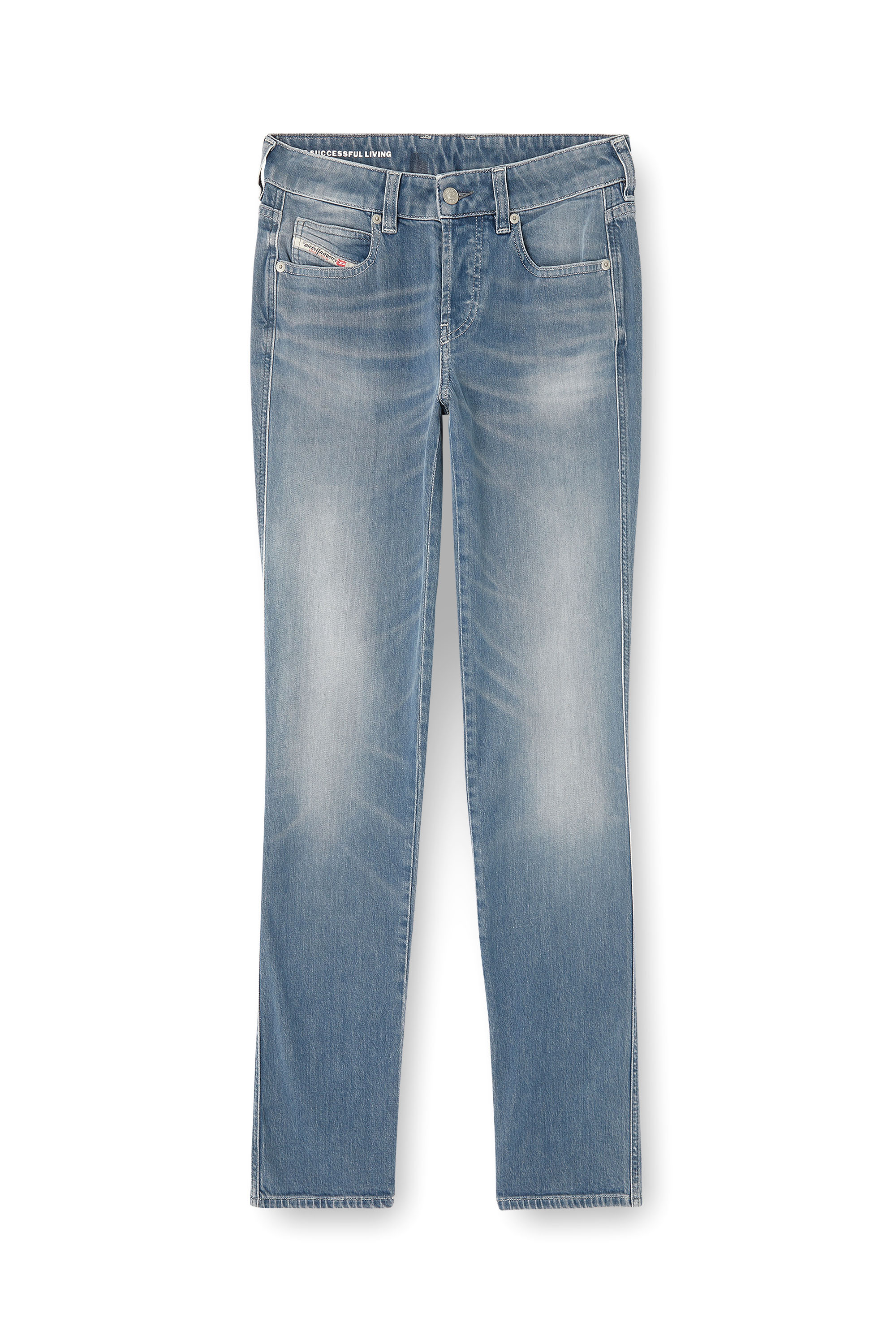 Diesel - Woman's Slim Jeans 1992 D-Jiann 09N75, Medium blue - 4