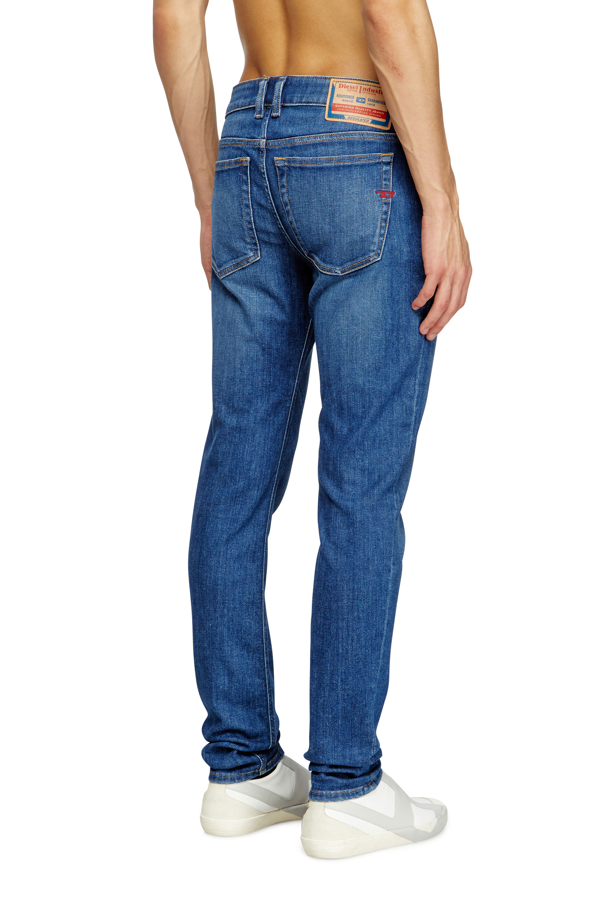 Skinny Jeans 1979 Sleenker 09M73, Medium blue Diesel - Man's Skinny Jeans 1979 Sleenker 09M73, Medium blue - 4