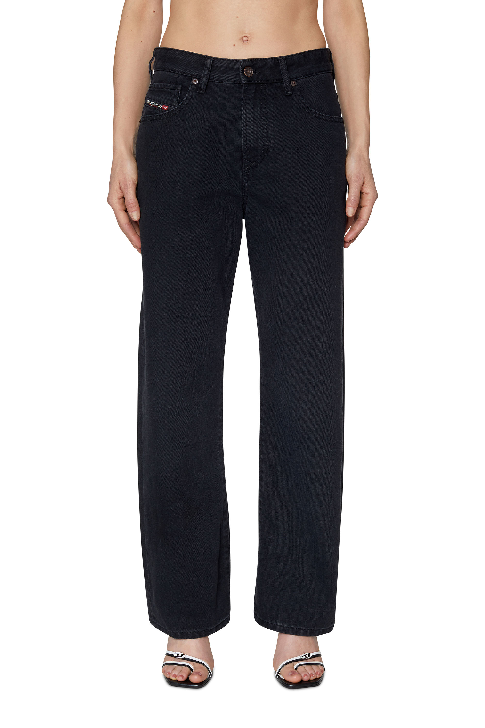 Diesel - Straight Jeans 1999 D-Reggy Z09RL, Black/Dark grey - Image 1