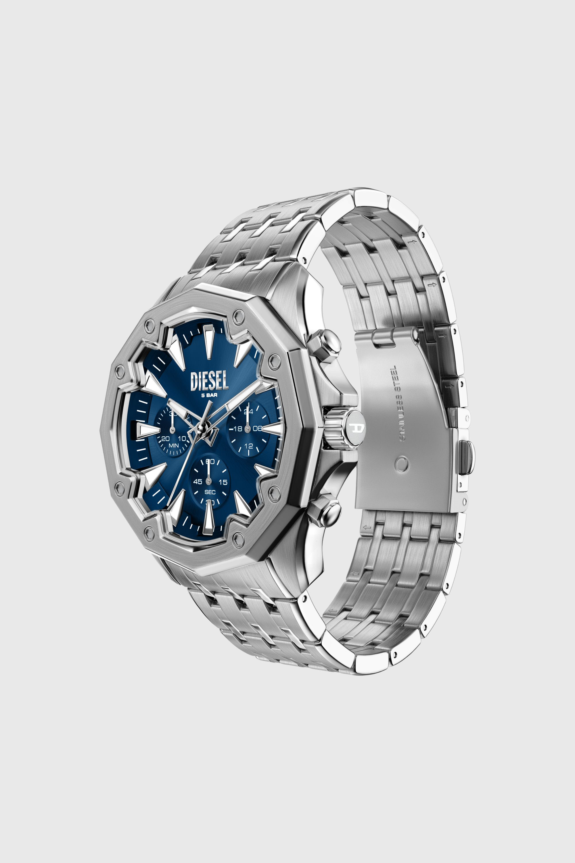 Diesel - DZ4706 WATCH, Man's Stinger Stainless Steel Watch in Silver - 7