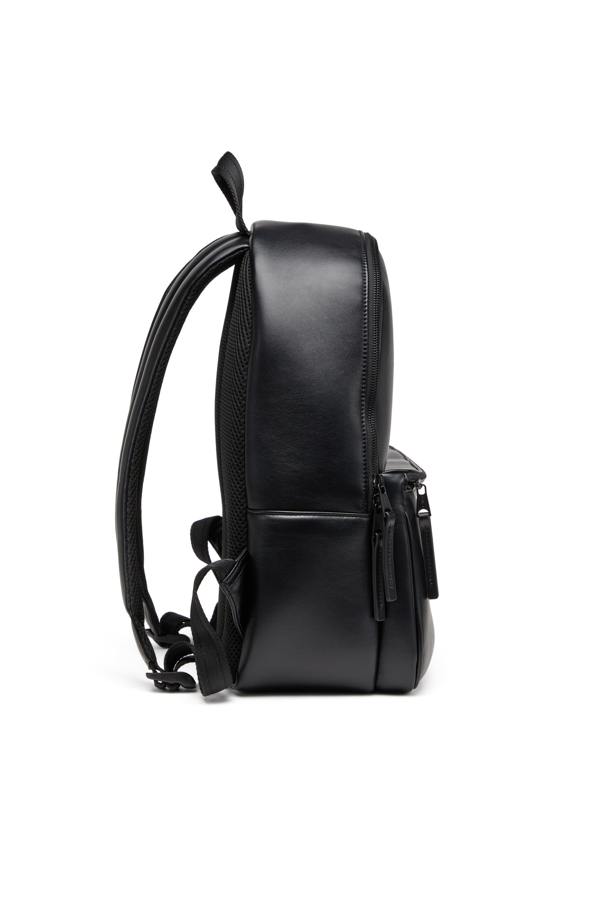 Diesel - HOLI-D BACKPACK M, Man's Backpack in neoprene and PU in Black - 3