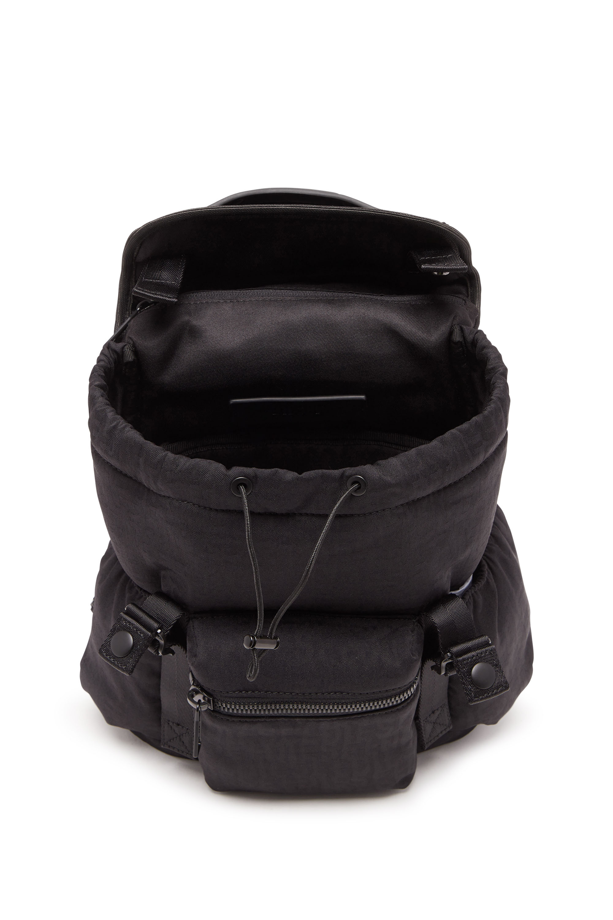 Diesel - NYLON MONO BACKPACK S X, Black - Image 4
