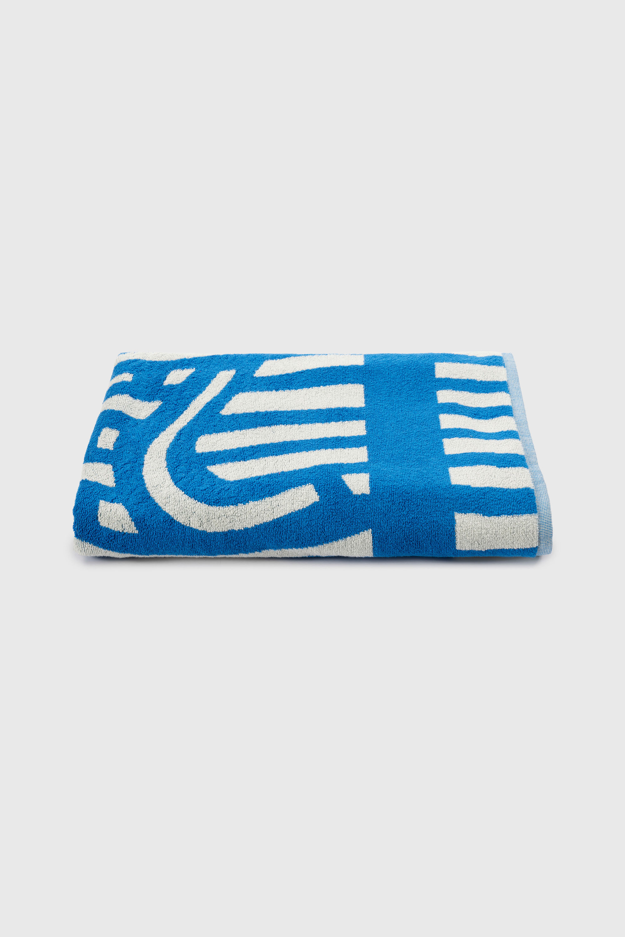 Diesel - 1018164 STRIPES GREY/BLUE TOWEL, Unisex's Terry towel 100x180 cm in Blue - 5