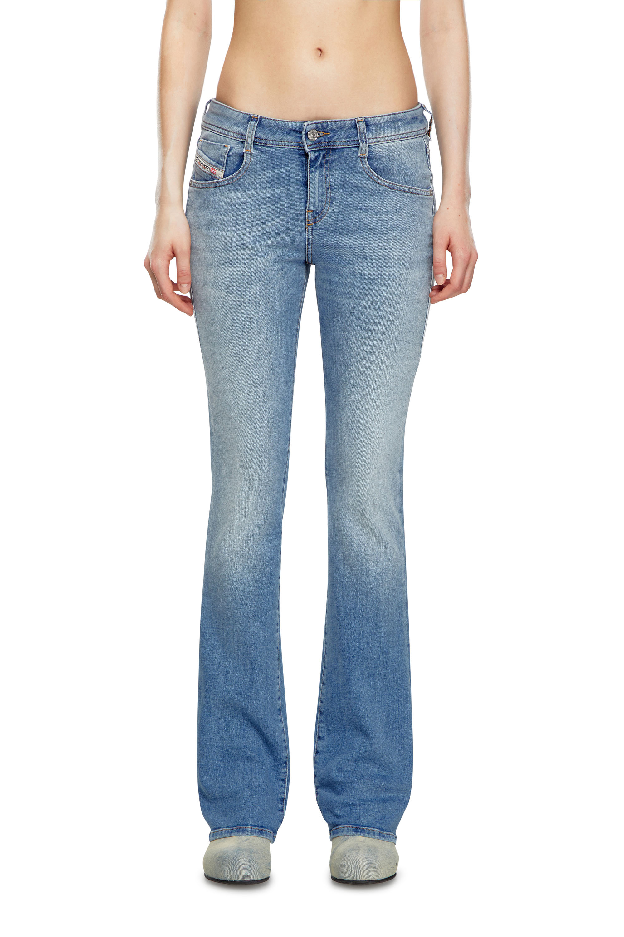 Bootcut Jeans 1969 D-Ebbey 09K06, Light Blue Diesel - Woman's Bootcut Jeans 1969 D-Ebbey 09K06, Light Blue - 3