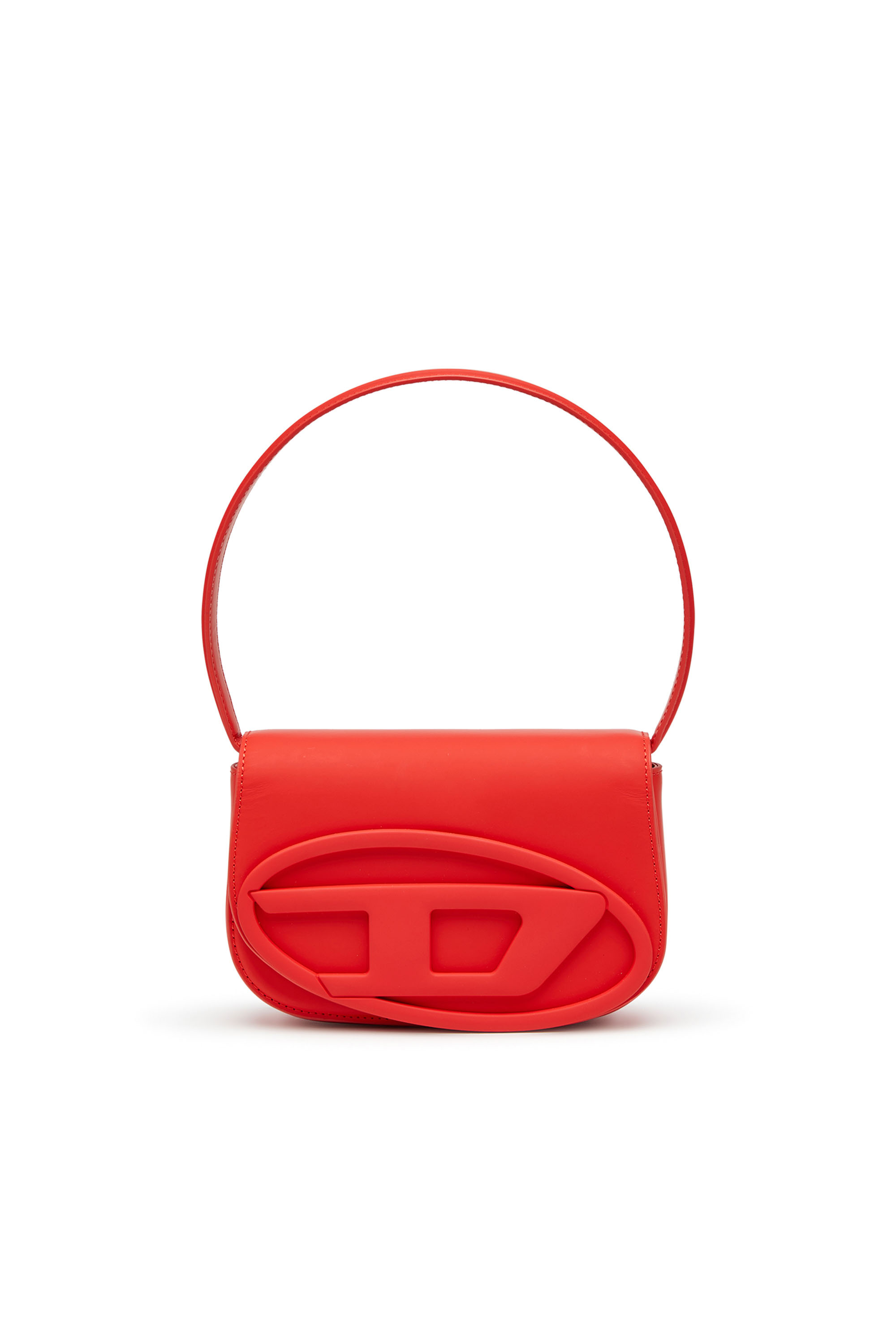 Diesel - 1DR, Woman's 1DR-Iconic shoulder bag in matte leather in Red - 6