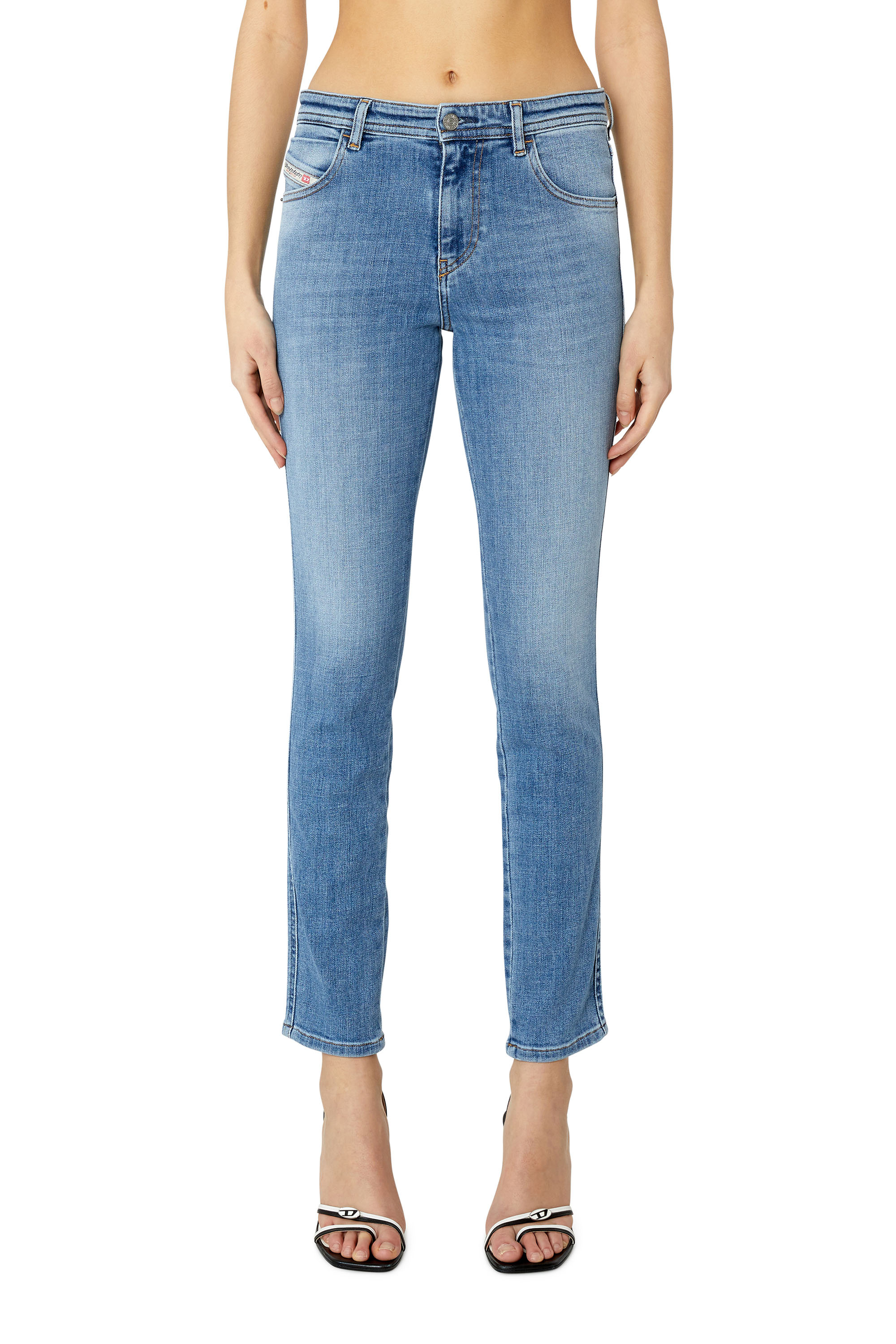 Diesel - Skinny Jeans 2015 Babhila 09C01, Medium blue - Image 1