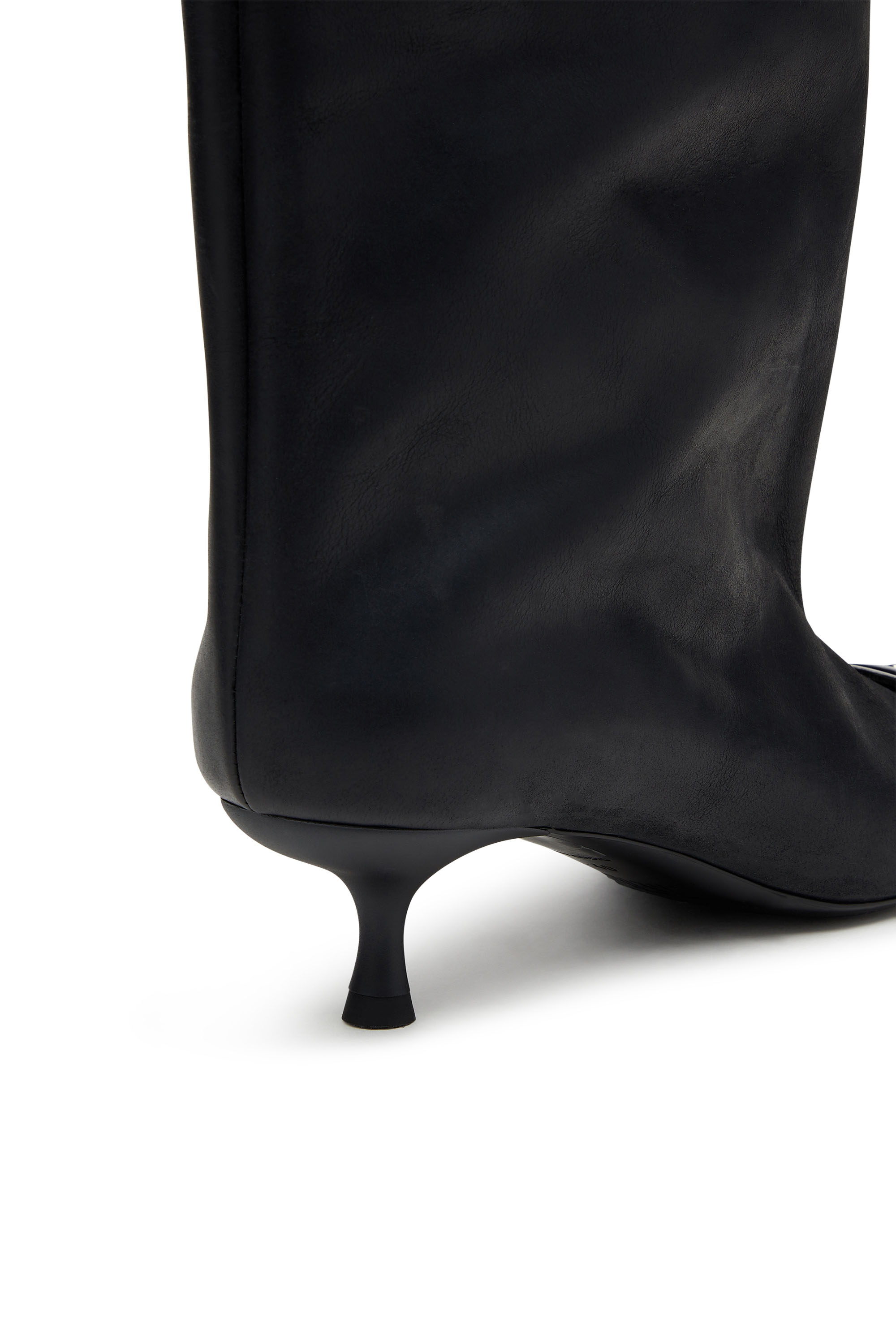 D-VENUS 40 KB TUBE, Black Diesel - D-VENUS 40 KB TUBE, Woman's D-Venus-Knee-high boots in oiled leather in Black - 4