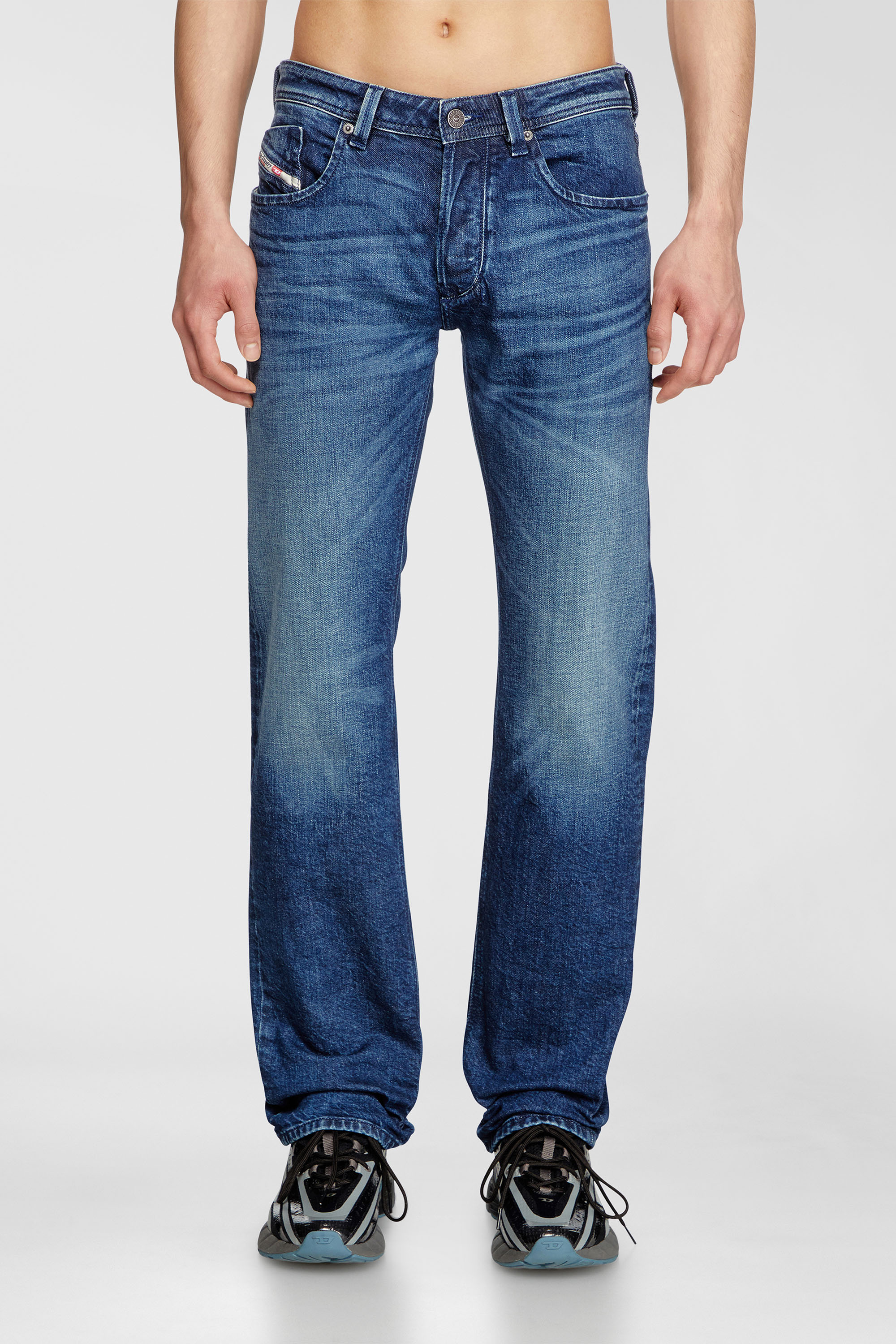 Diesel - Man's Regular Jeans 1985 Larkee 09L51, Dark Blue - 2