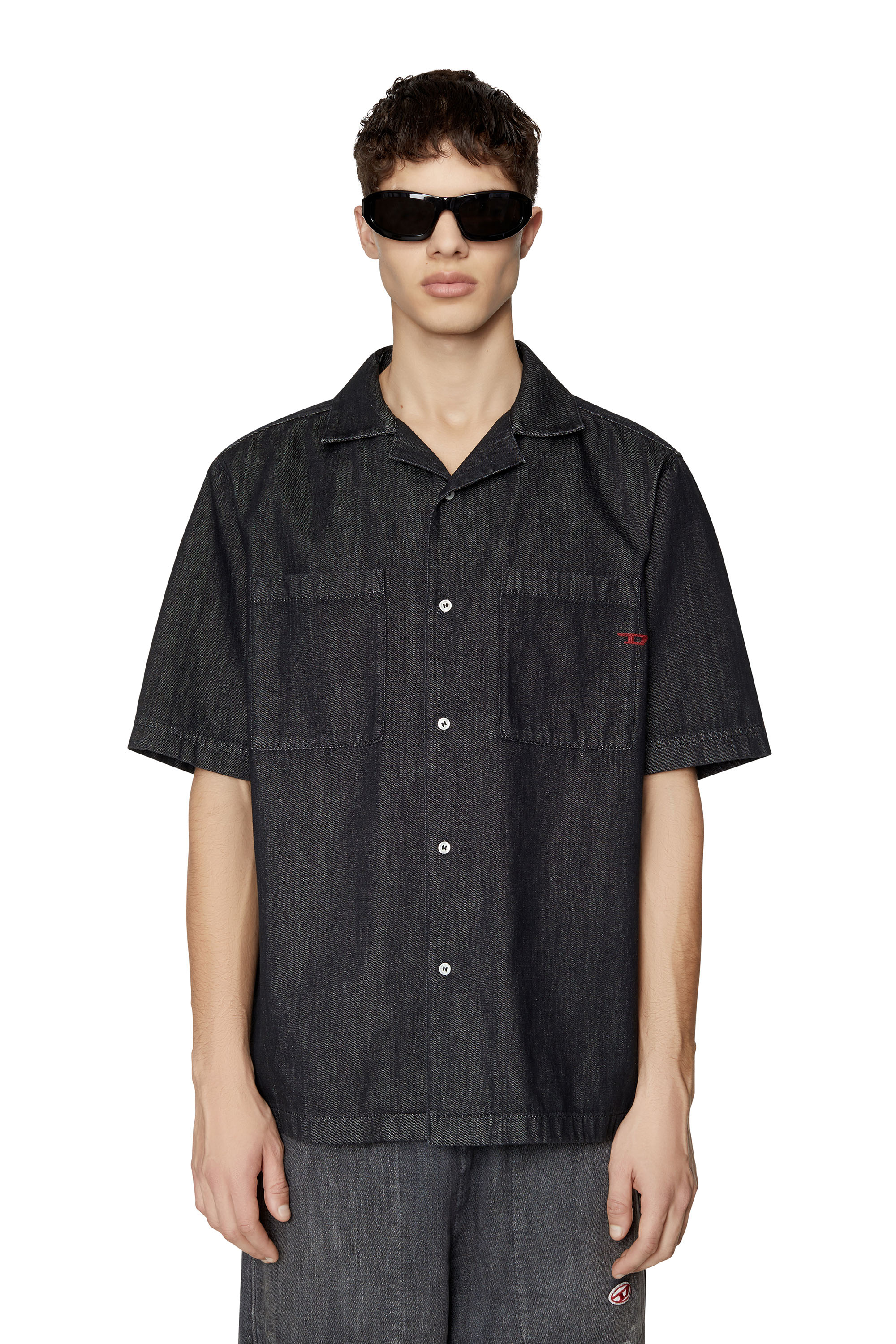 Diesel - D-PAROSHORT, Black/Dark grey - Image 1