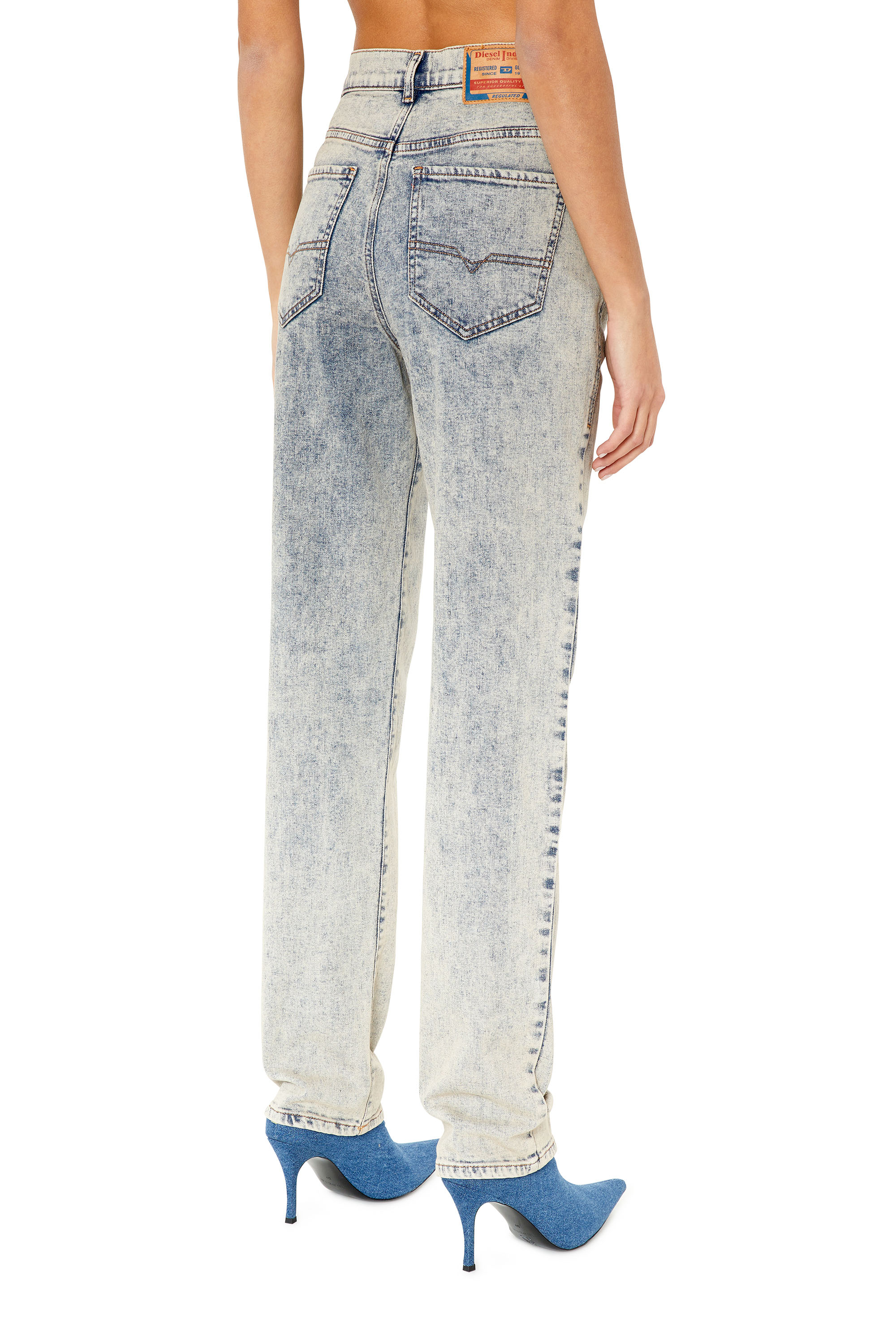 Diesel - Straight Jeans 1956 D-Tulip 09F12, Medium blue - Image 2