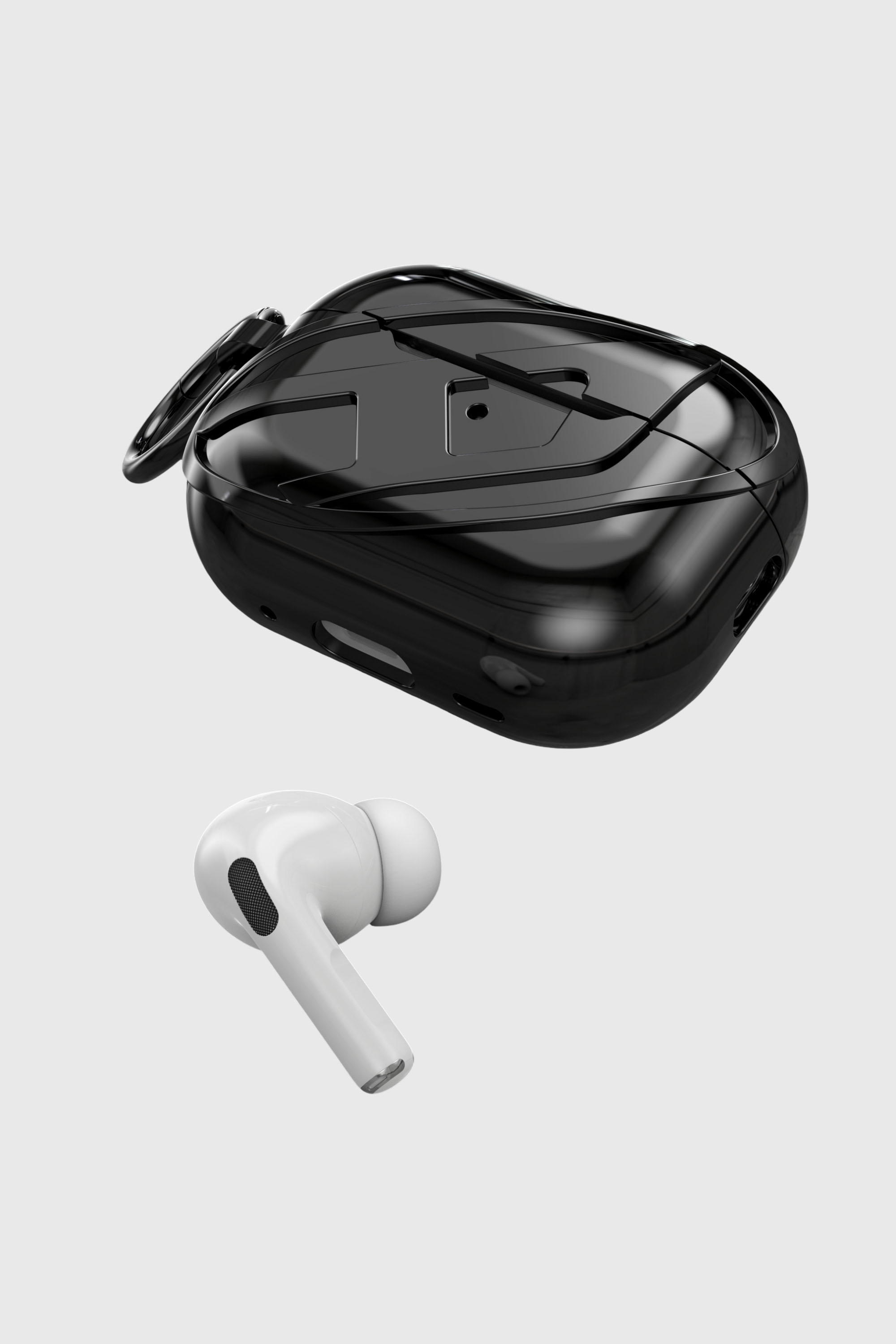 Diesel - 60275 MOULDED CASE, Unisex's Airpods Case Airpods Pro / Pro 2 in Black - 4