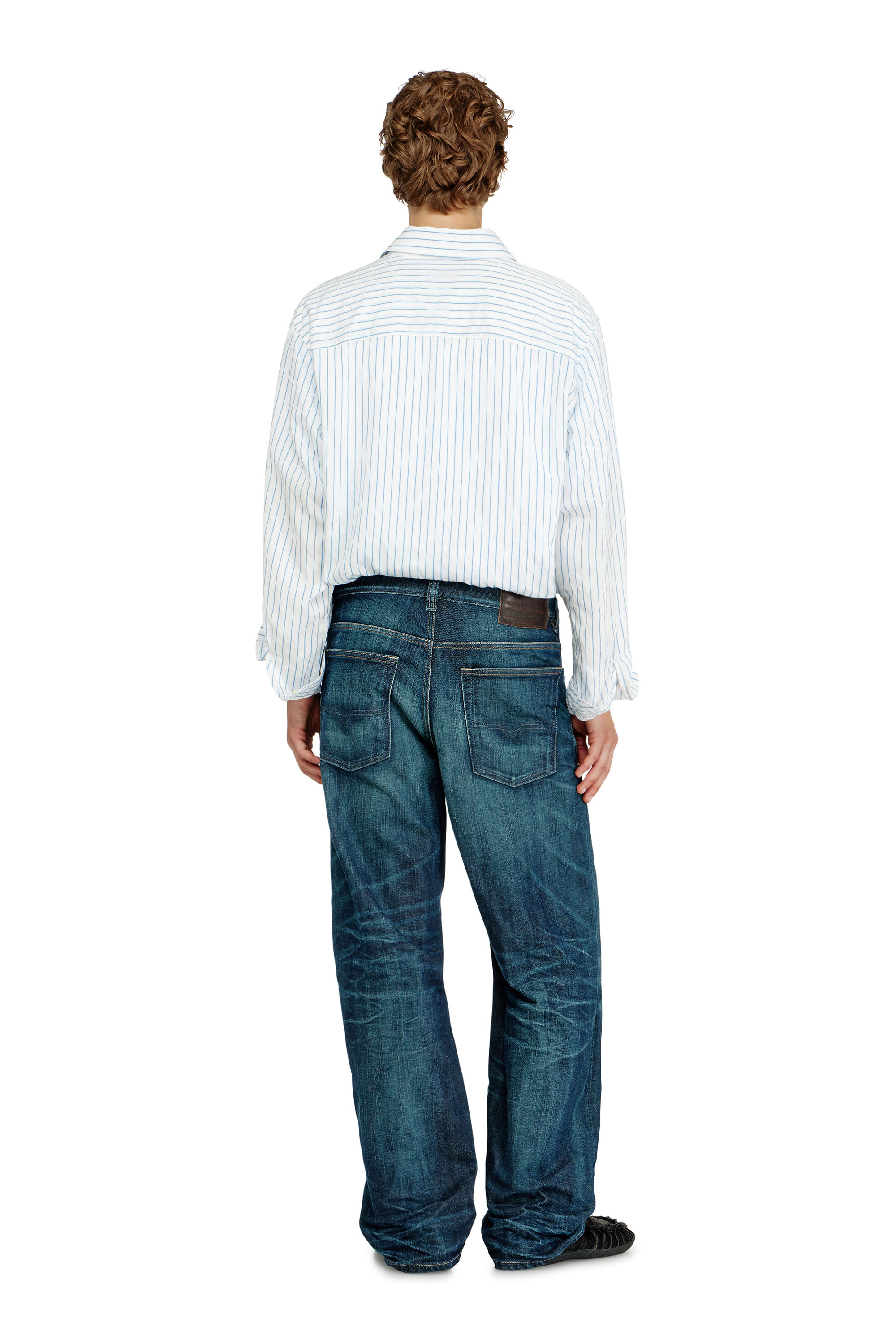 Diesel - Man's Relaxed Jeans 2001 D-Macro 09Q04, Dark Blue - 3