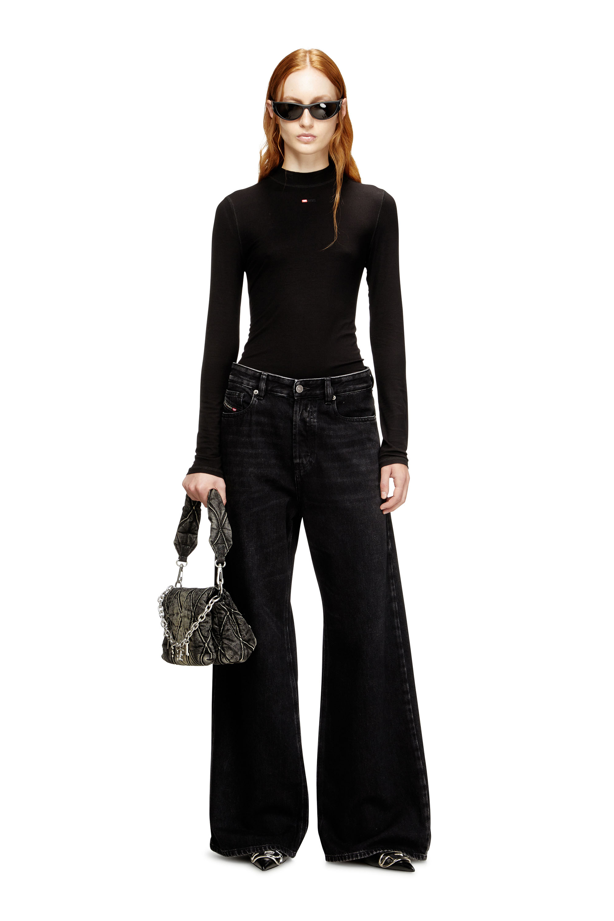 Relaxed Jeans 1996 D-Sire 09P09, Black/Dark grey Diesel - Woman's Relaxed Jeans 1996 D-Sire 09P09, Black/Dark grey - 1