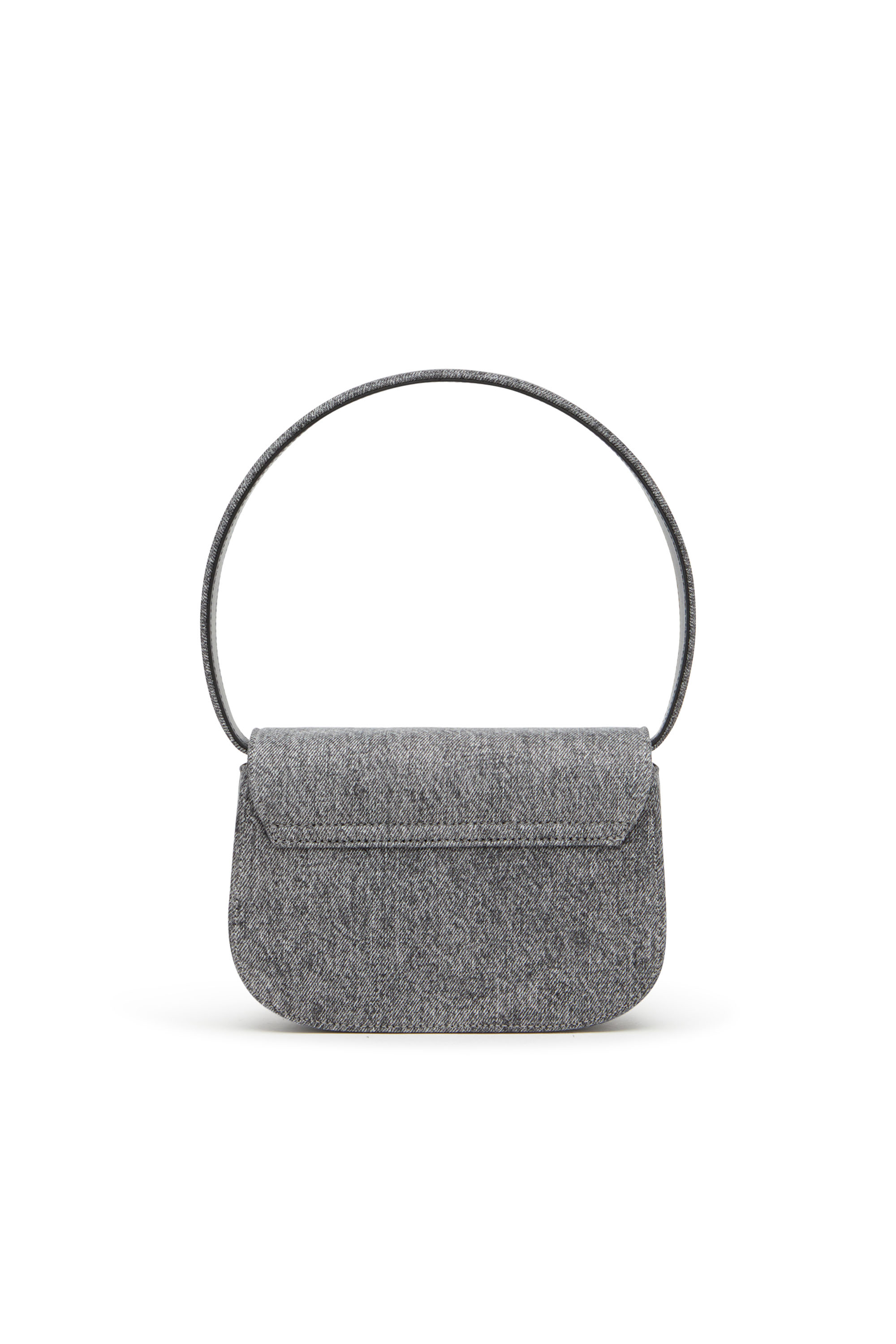 Diesel - 1DR, Woman's 1DR-Iconic shoulder bag in stonewashed denim in Black - 2