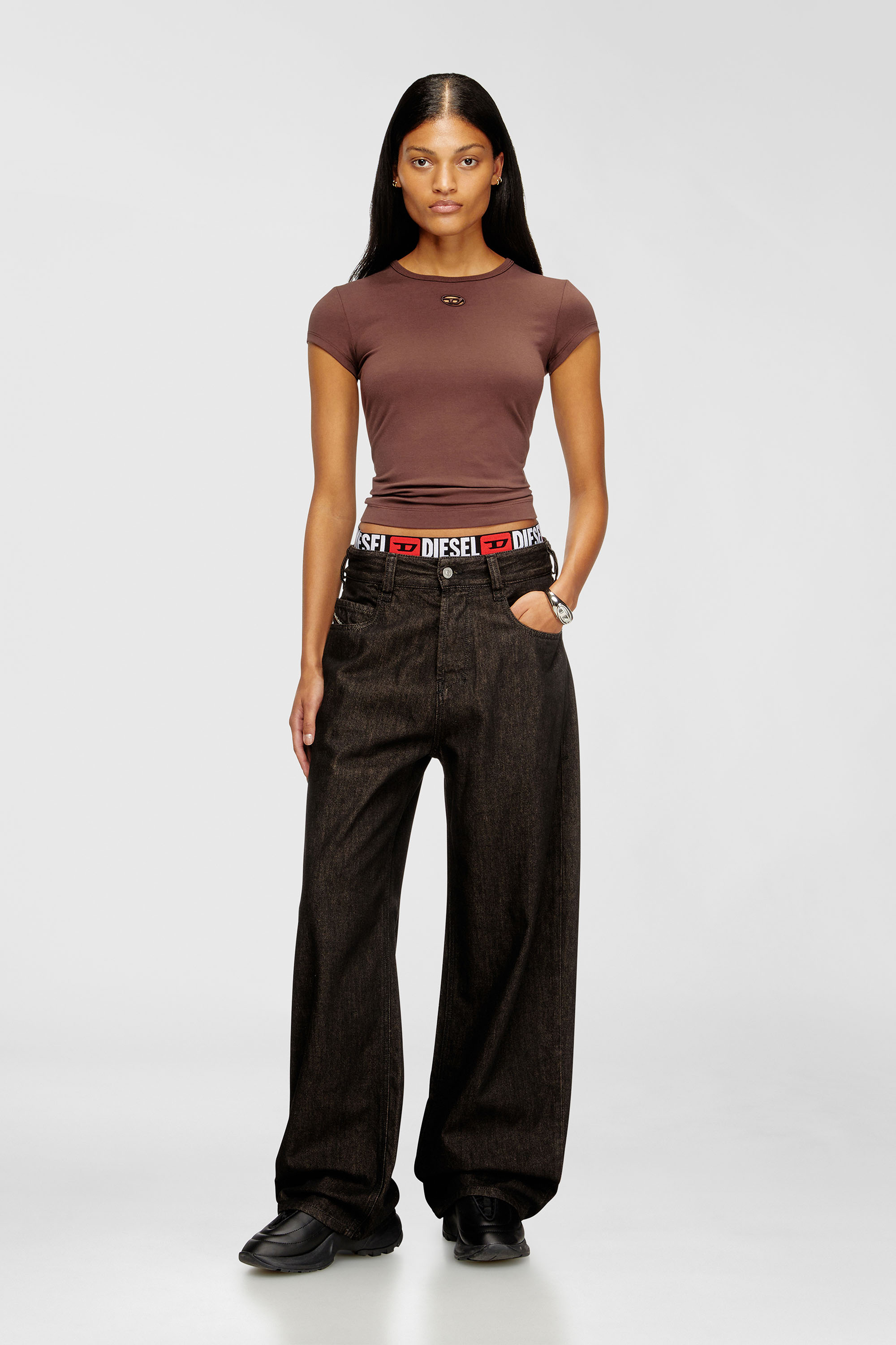 Diesel - Unisex's Relaxed Jeans 1997 D-Enim-M 09N25, Black/Dark grey - 1