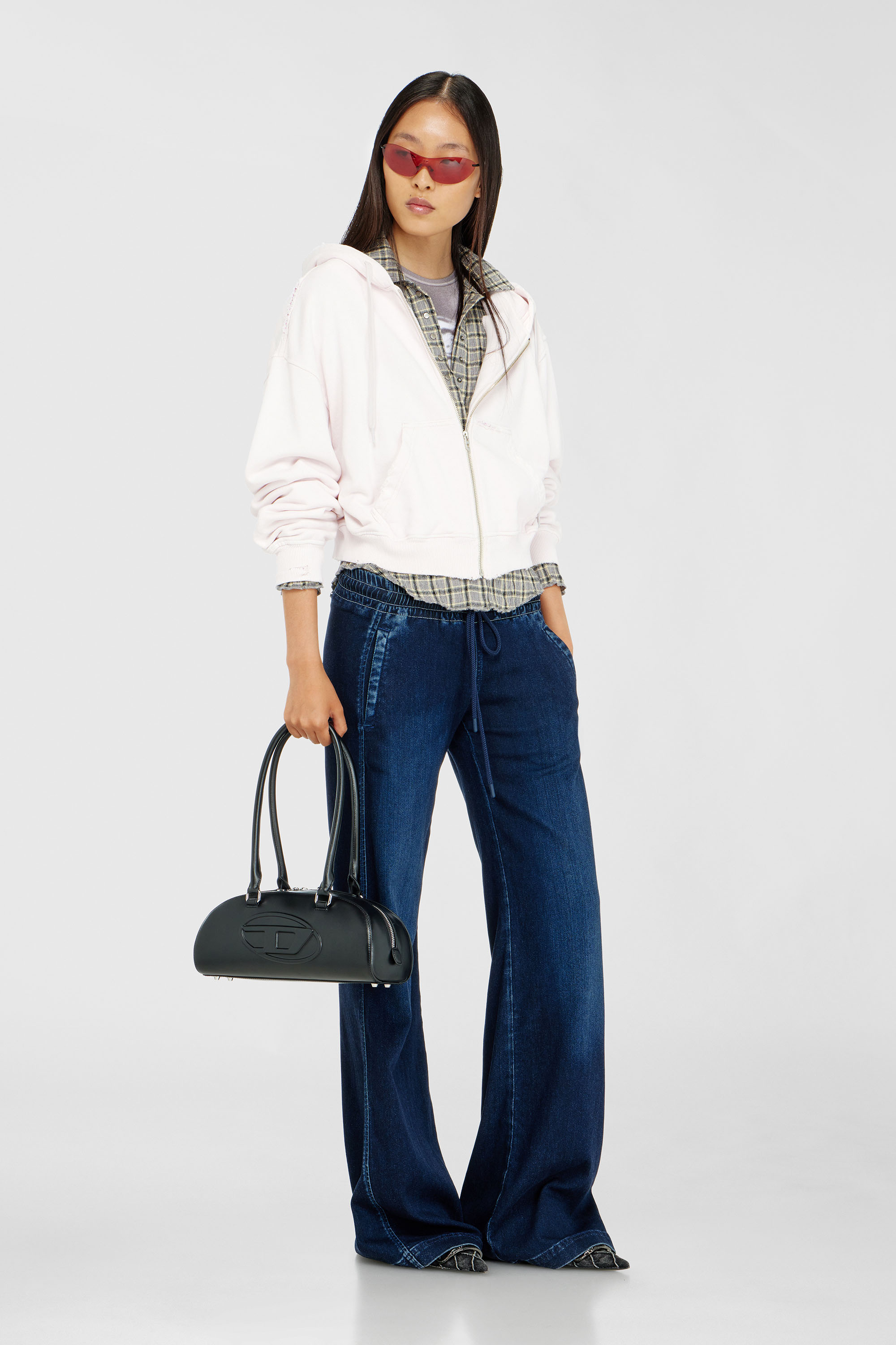 Diesel - Woman's Relaxed 2078 D-Ainty Joggjeans&reg; 09P96, Dark Blue - 1