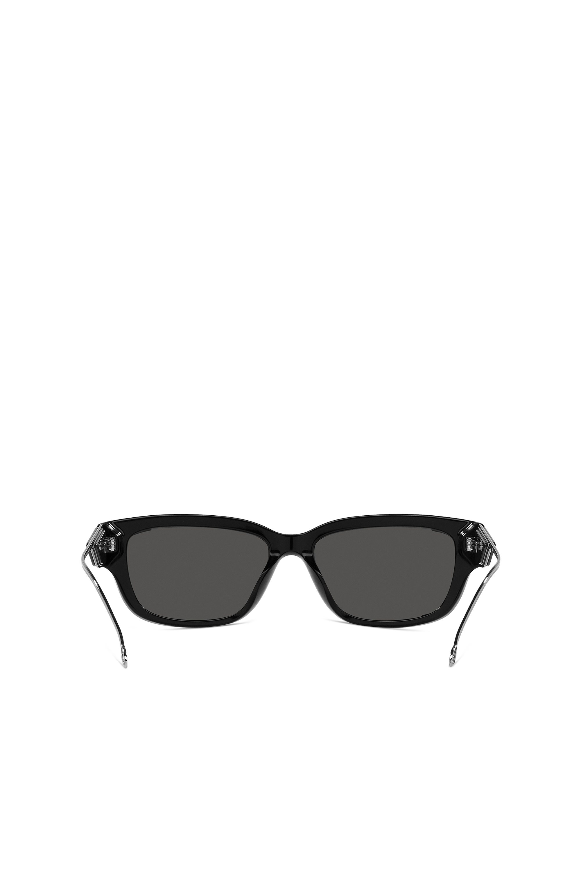 Diesel - 0DL2002 SIZE 56, Unisex's Rectangle sunglasses in Black/Silver - 3