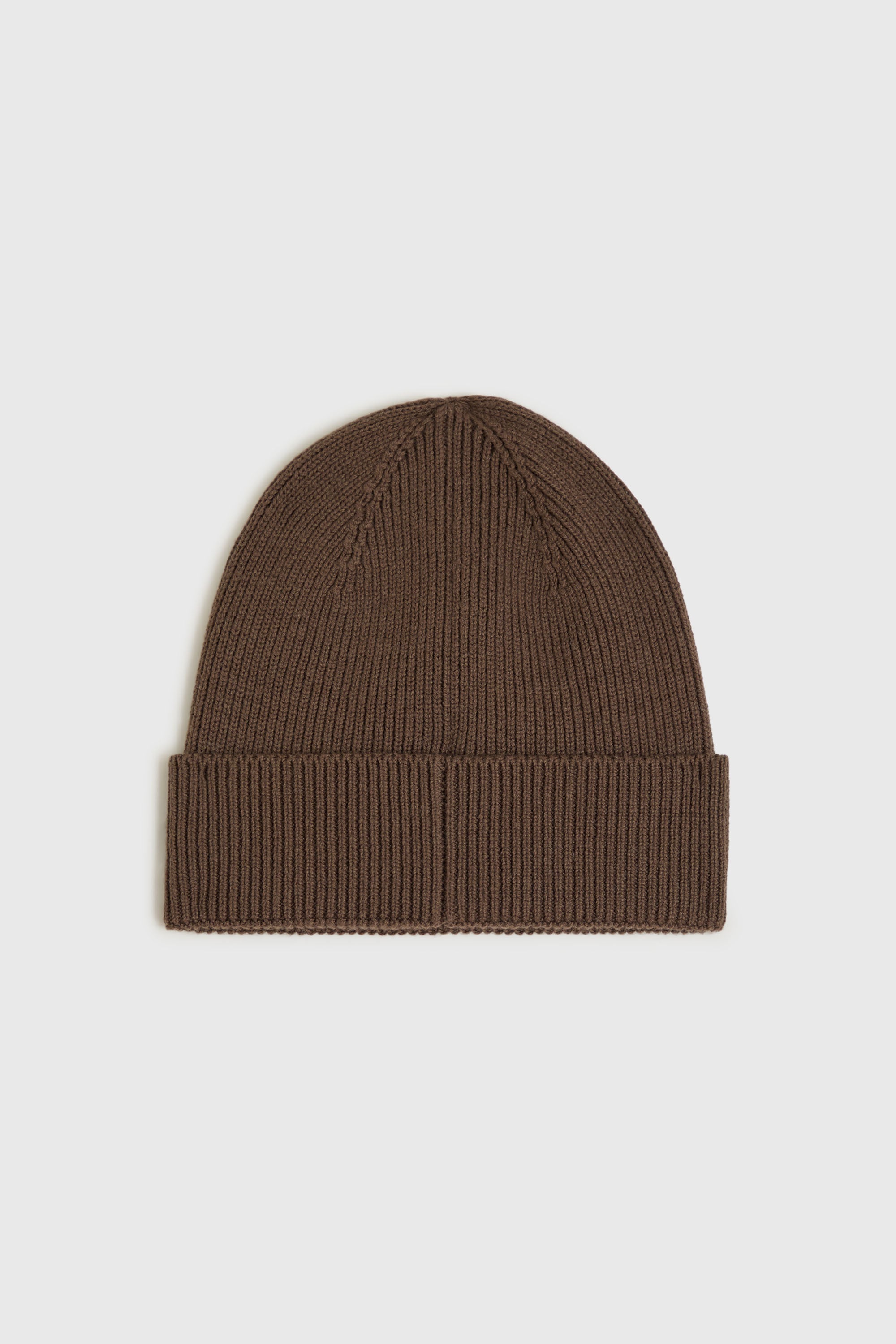 Diesel - K-CODER-FULLY B, Unisex's Ribbed beanie with D embroidery in Brown - 2