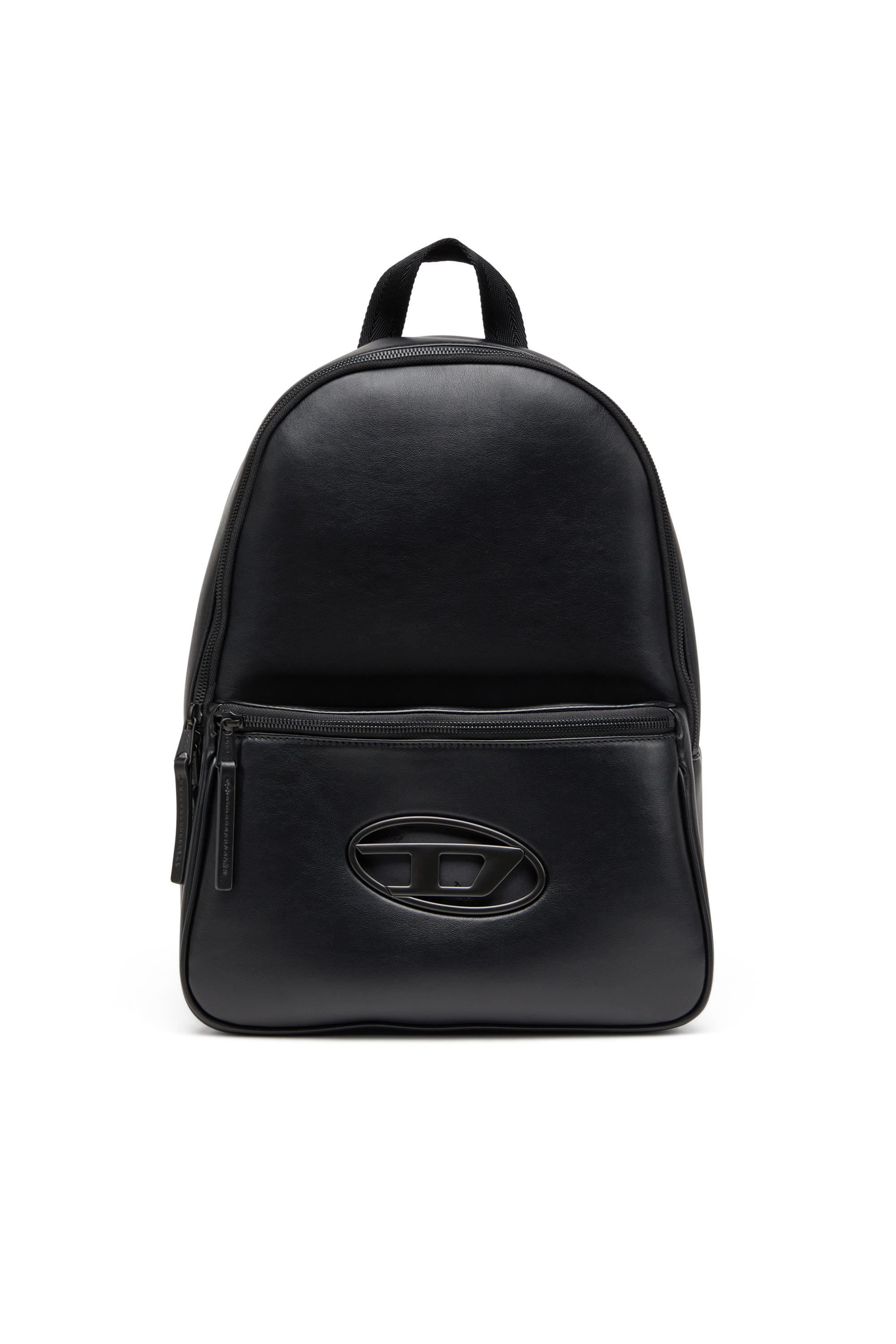 Diesel - HOLI-D BACKPACK M, Man's Backpack in neoprene and PU in Black - 1